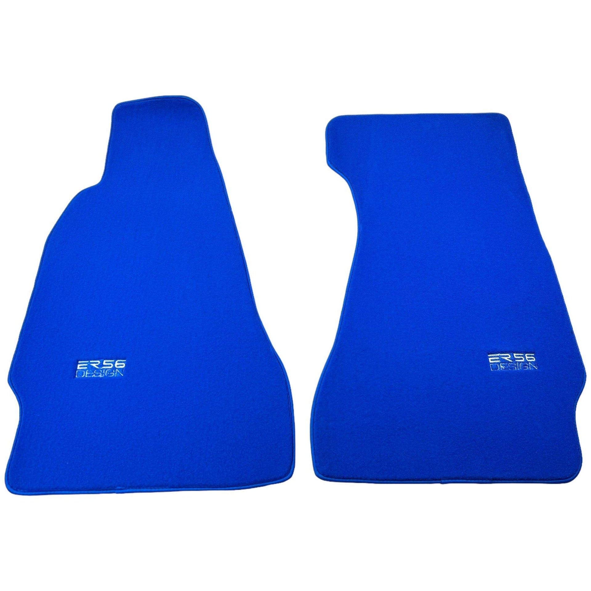 Blue Floor Mats for Aston Martin Vanquish (2012–2018) ER56 Design - AutoWin