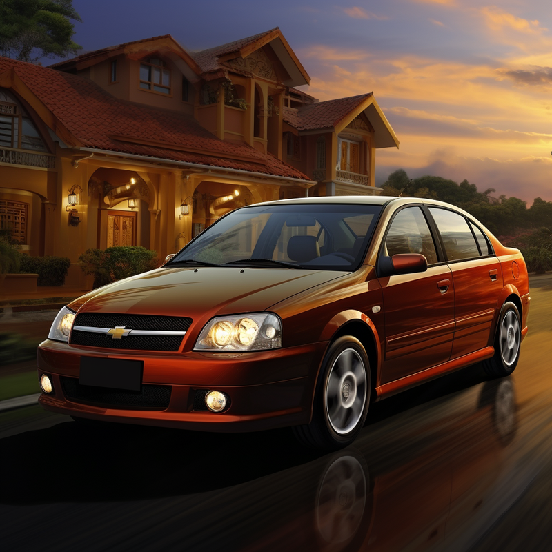 Autowin のシボレー ヌビラ J200 (2003-2008) 用プレミアム フロアマット