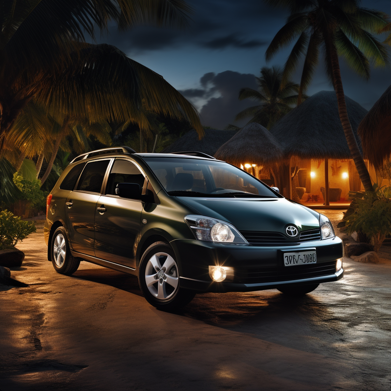 Autowin のプレミアム フロア マット トヨタ カローラ ヴァーソ 7 人乗り (2004-2009)