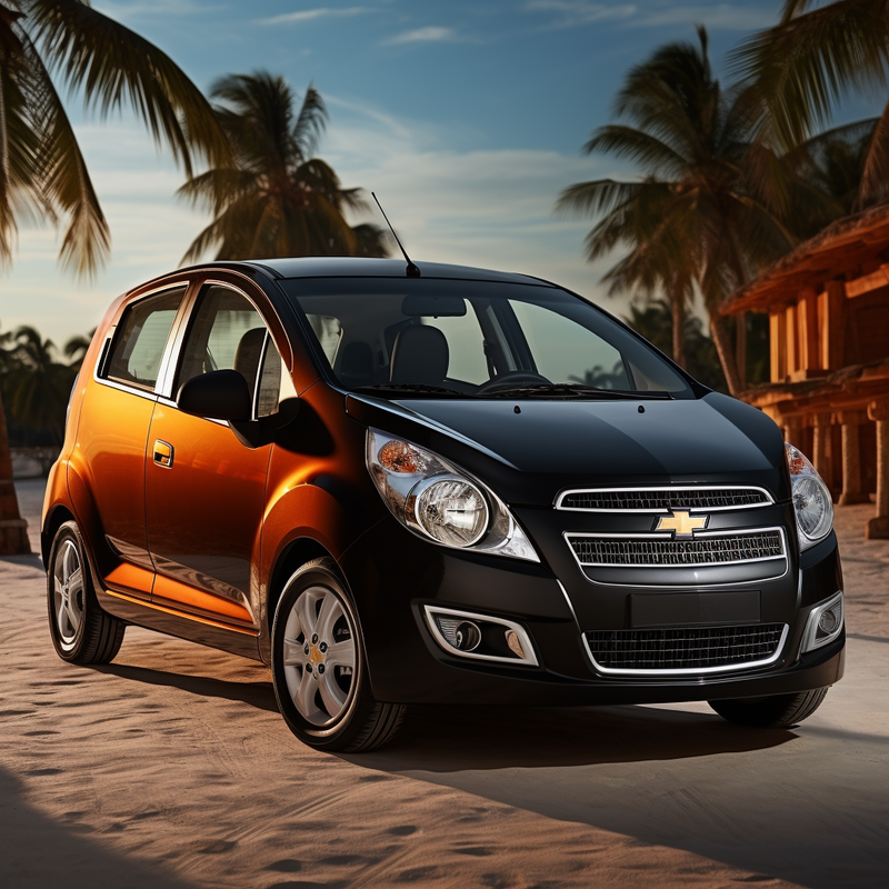 Autowin のシボレー マティス ハッチバック (2011-2013) 用プレミアム フロア マット