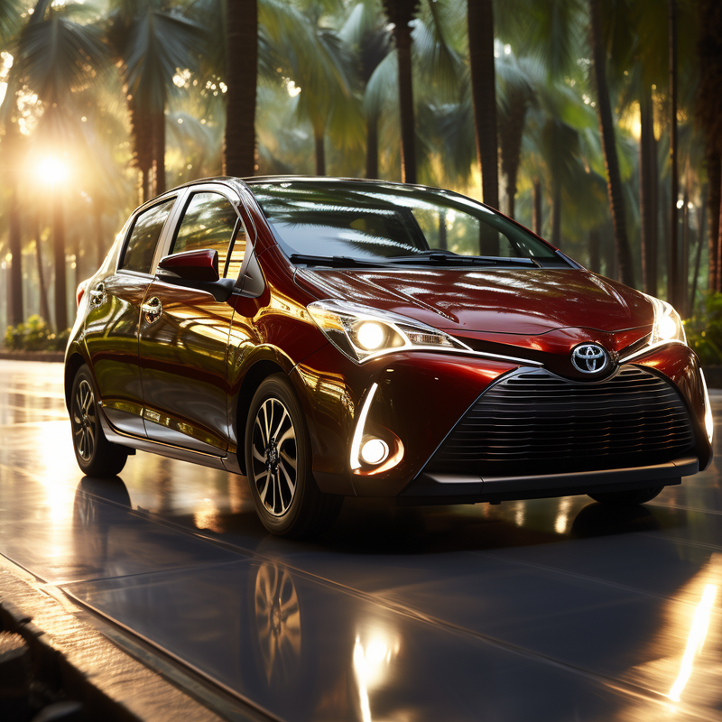 Autowin のトヨタ ヤリス 3 (2017-2020) ハイブリッド用プレミアム フロアマット