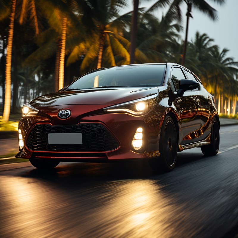 Autowin のトヨタ ヤリス 4 GR (2020-2023) 用プレミアム フロアマット