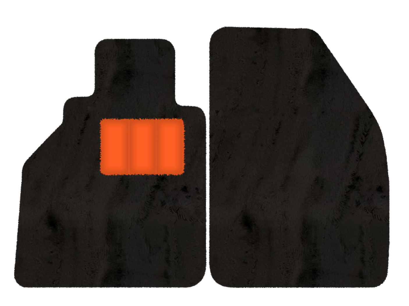 Premium Sheepskin Floor Mats for Porsche 986 Boxster (1996-2004)