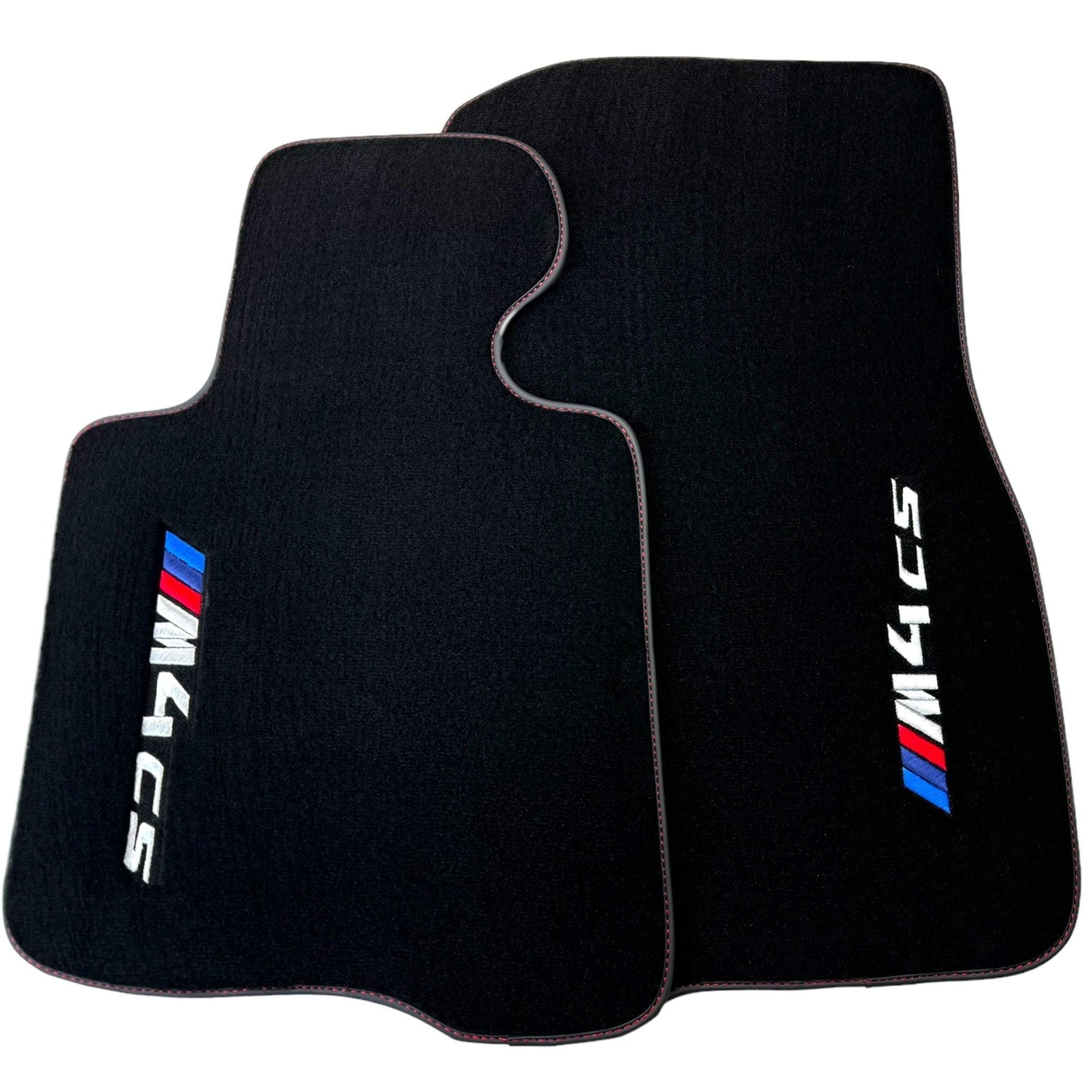 Black Floor Mats for BMW M4 CS G82 Coupe (2021-2025) - AutoWin