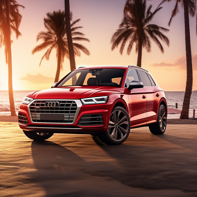 アウディ Q5 会計年度 (2017-2023) 用にカスタマイズされたフロアマット