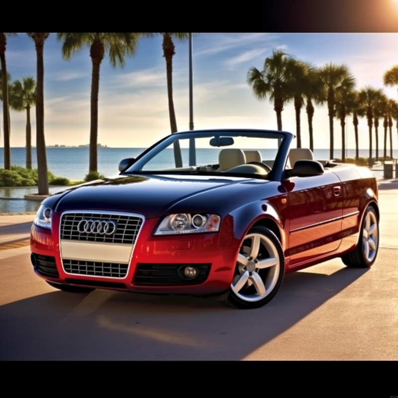 アウディ A4 B7 コンバーチブル愛好家のために作られた絶妙なフロアマット