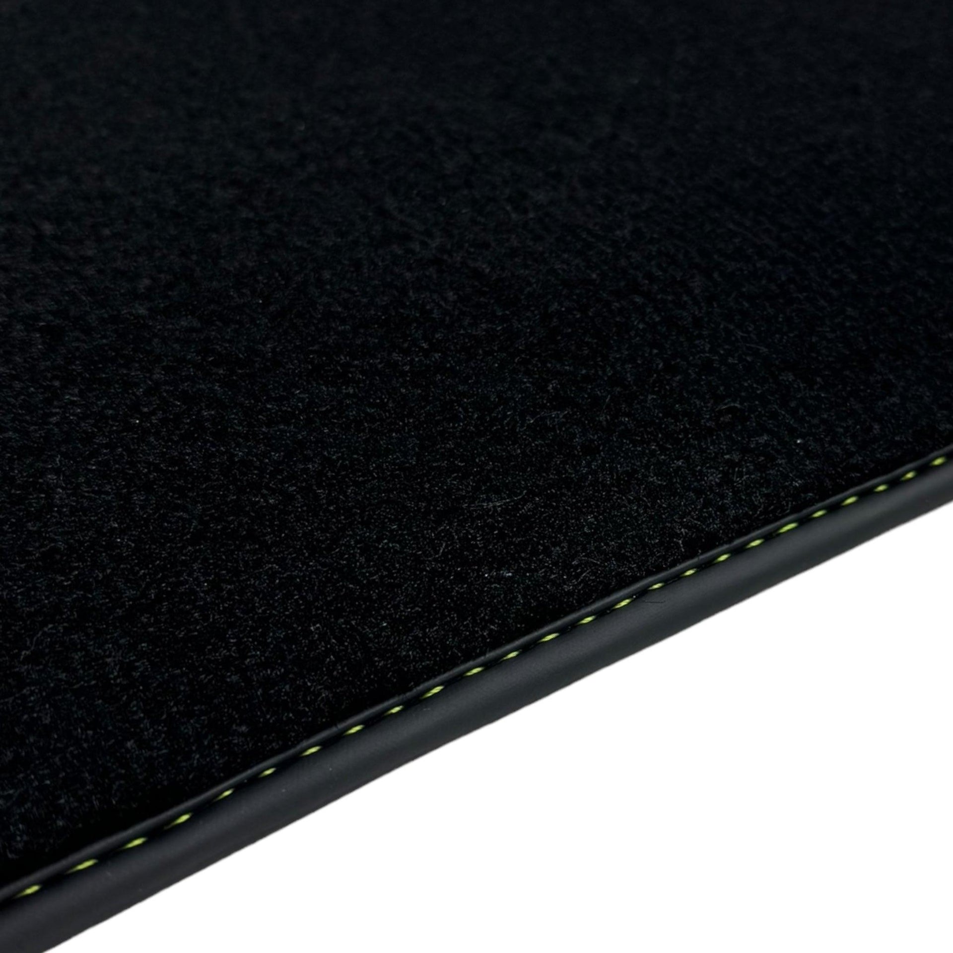 Black Floor Mats for Lamborghini Huracan Tecnica with Alcantara Leather - AutoWin