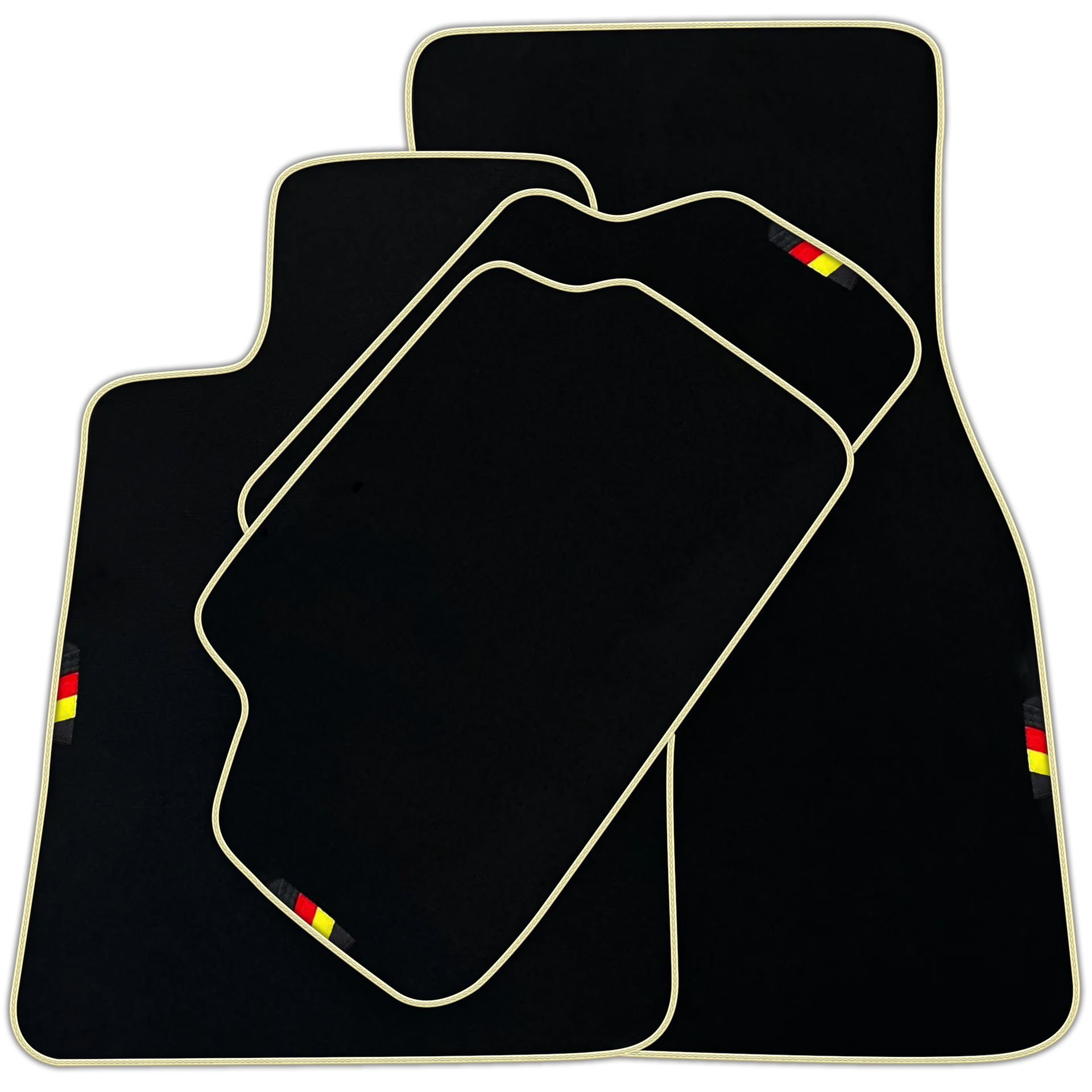 Black Floor Mats For BMW 5 Series E60 Germany Edition | Various Trim Colors