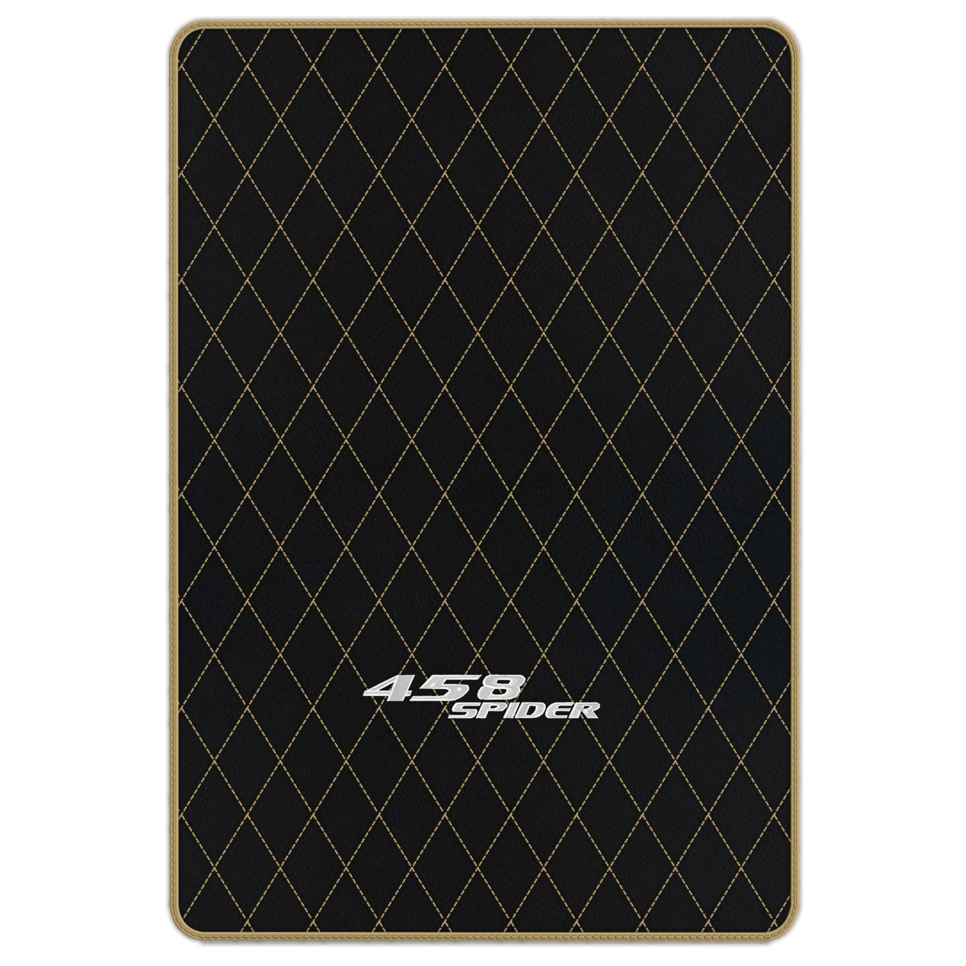 Premium Black Leather Floor Mats for Ferrari 458 Speciale (2012-2015)
