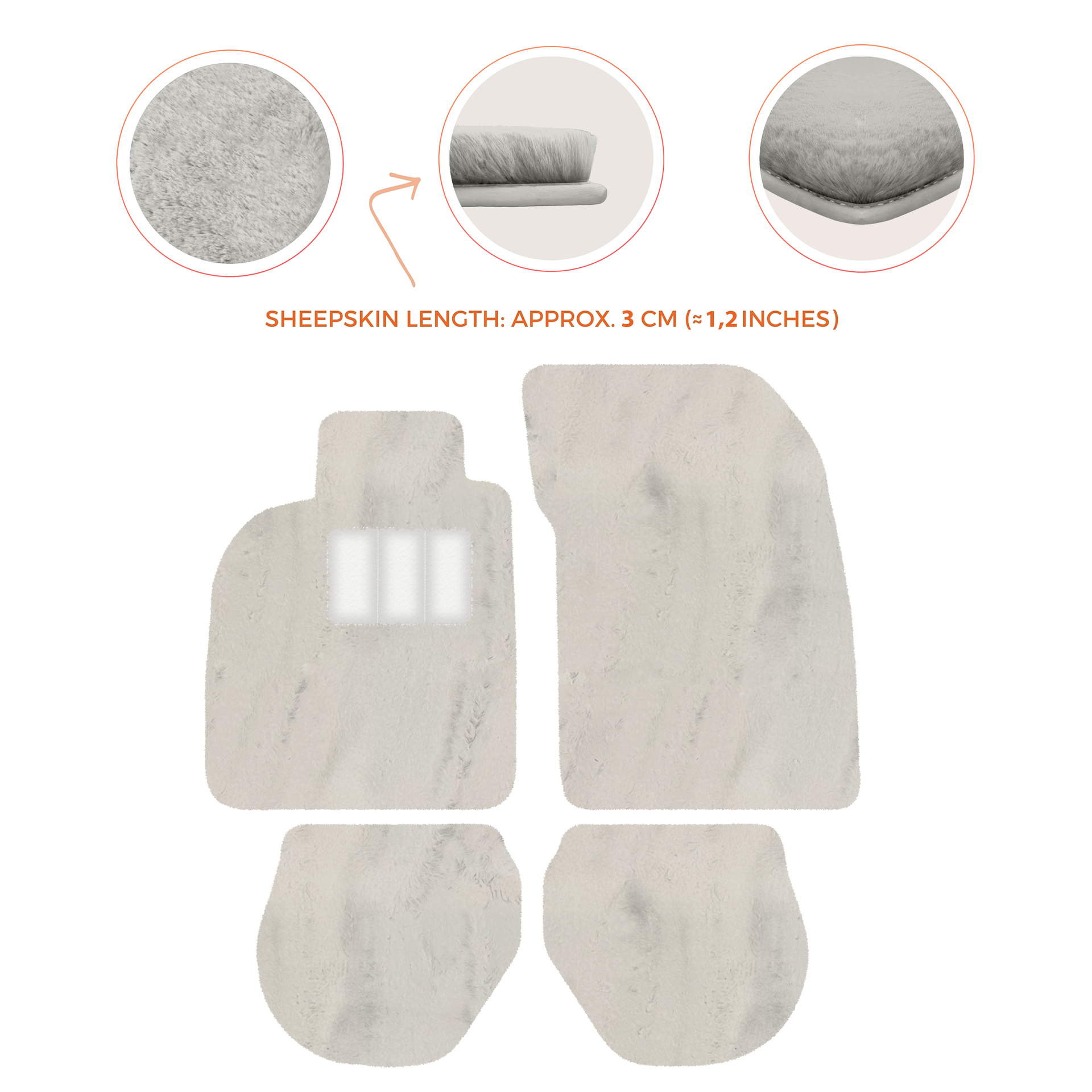 Customizable Leather Floor Mats with Divario Pattern for Porsche 911 - 993 (1994-1998) - AutoWin