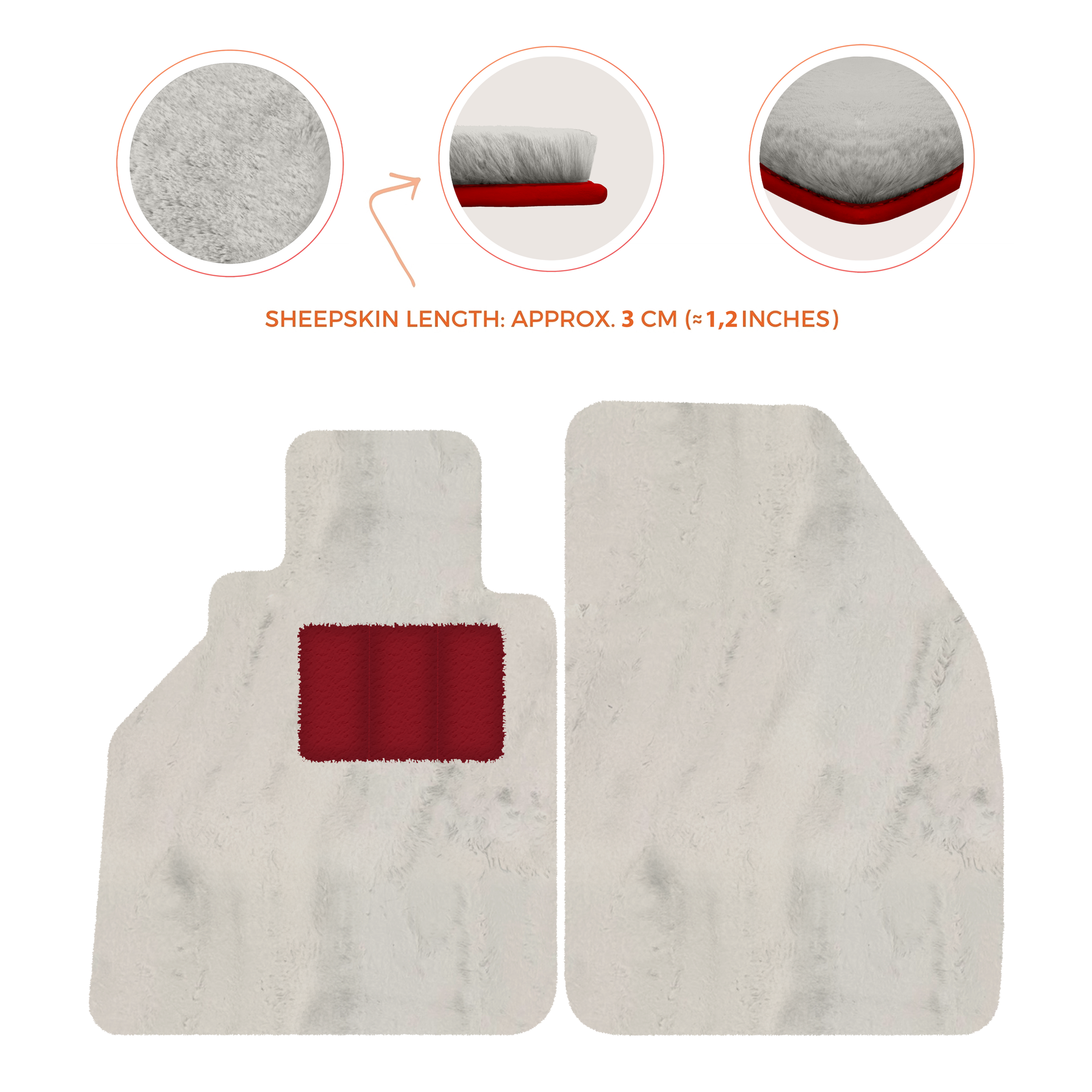 Dunkelblaue Fußmatten für Porsche 986 Boxster (1996-2004) mit Leder - AutoWin