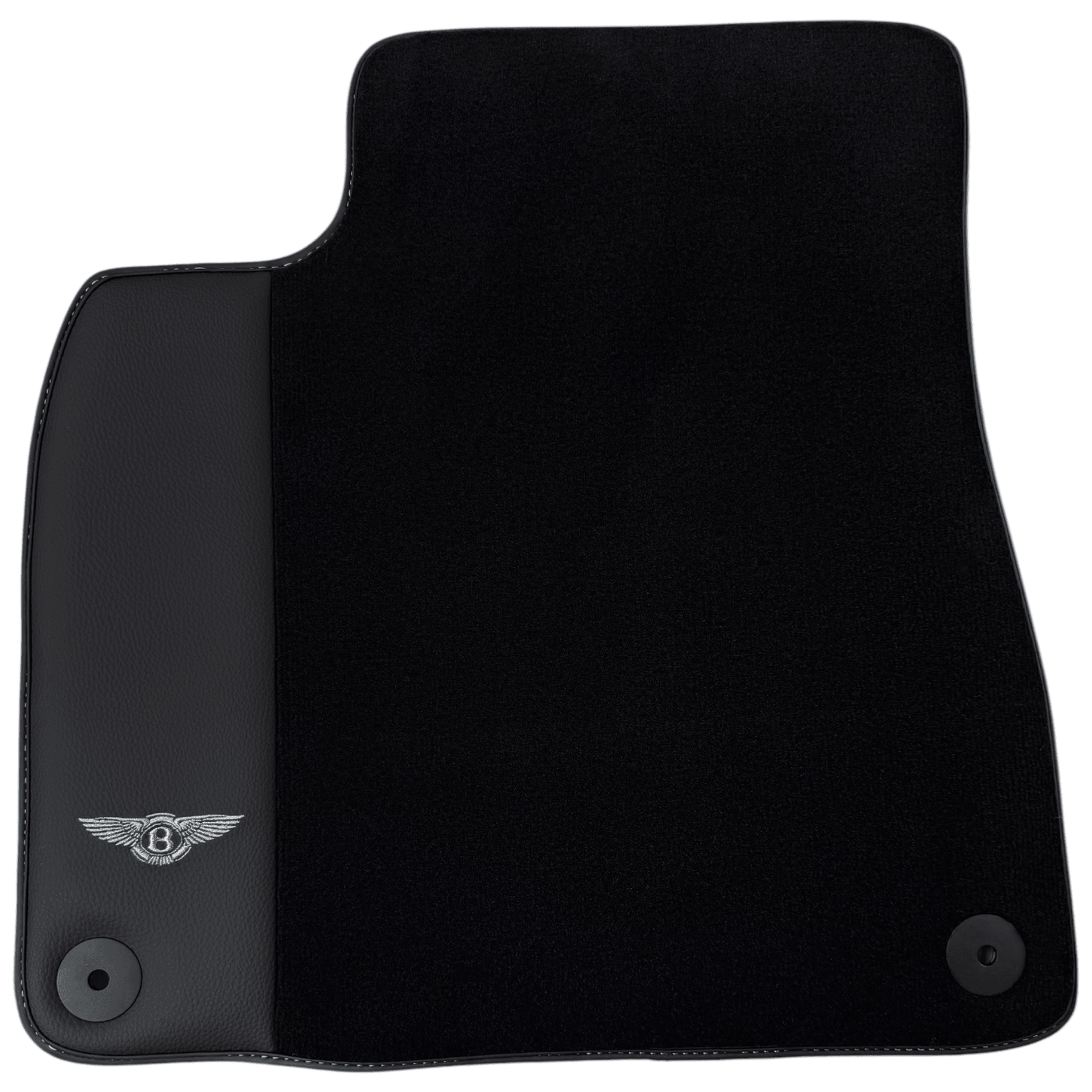 Black Floor Mats for Bentley Bentayga (2015-2023) with Leather