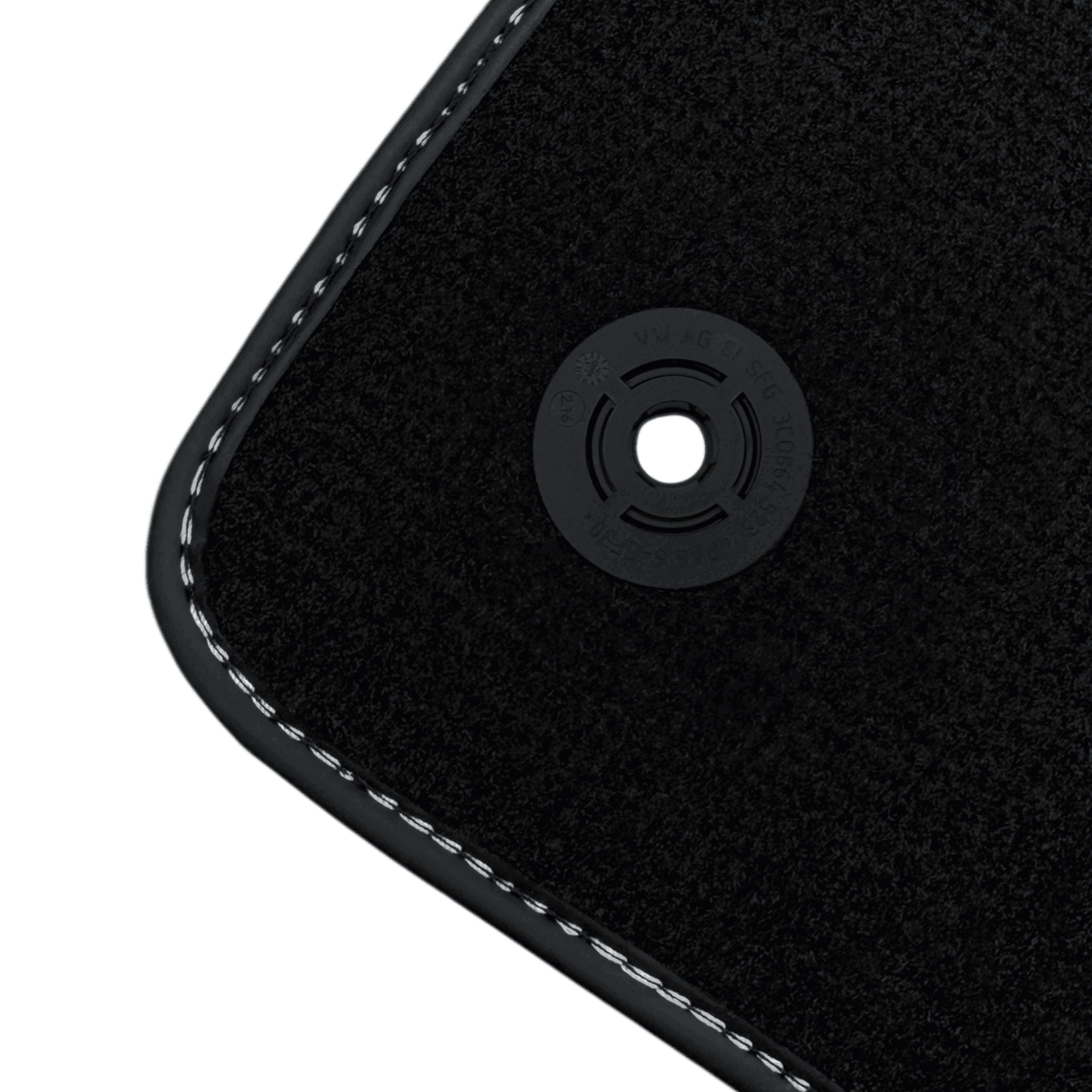 Black Floor Mats for Bentley Continental GT (2003-2011) with Leather