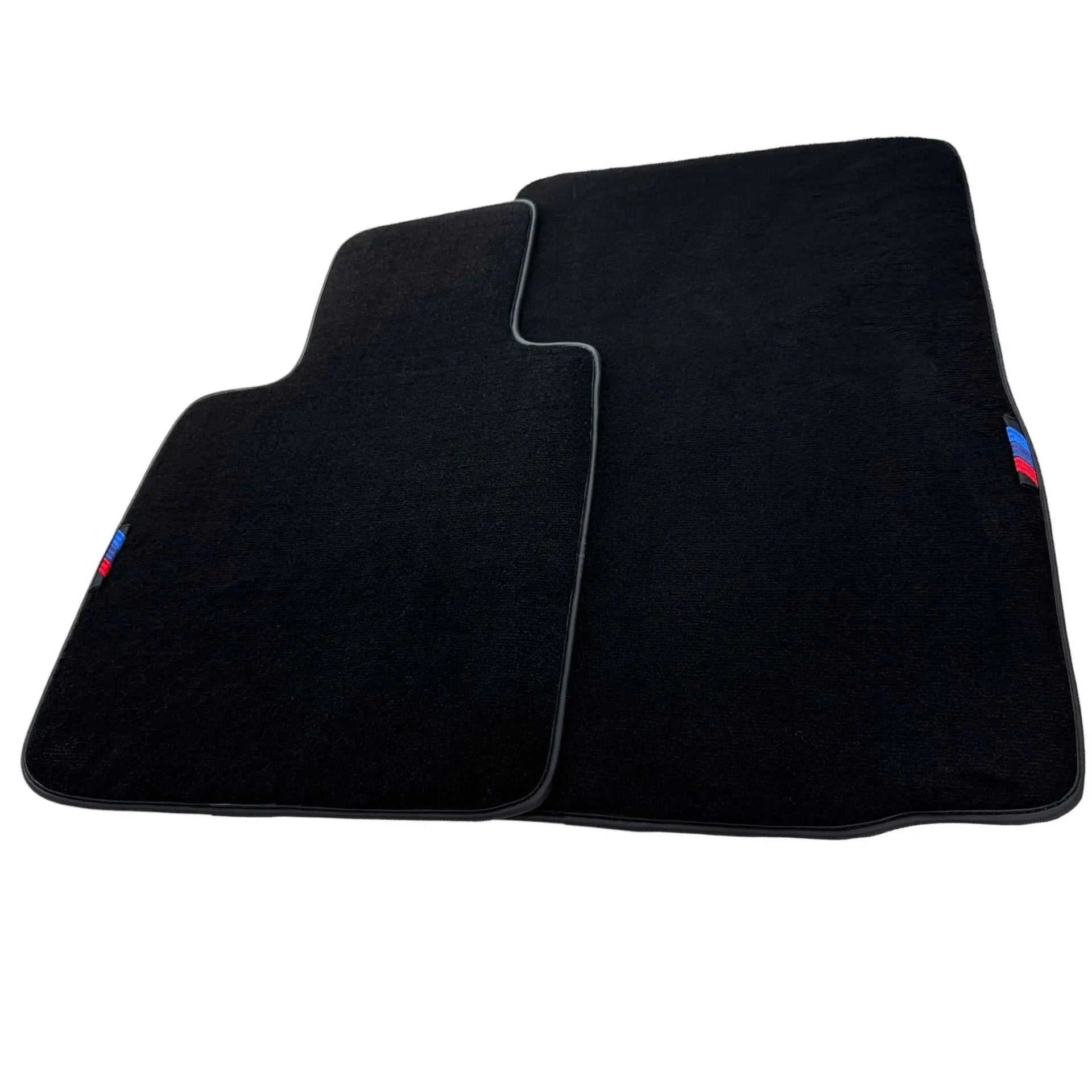 Black Floor Mats For BMW Z4 Series G29 With 3 Color Stripes Tailored Set Perfect Fit - AutoWin