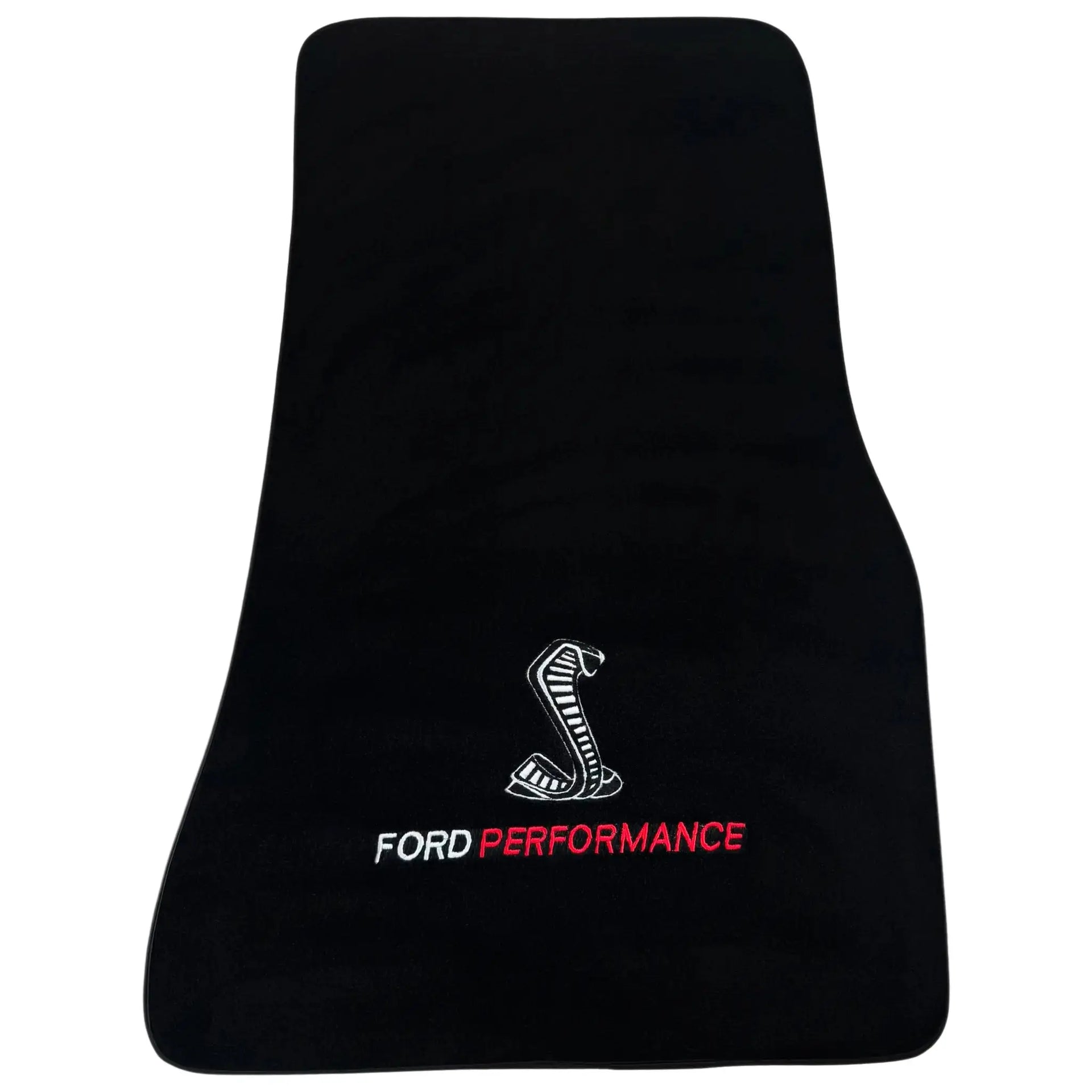 Customizable Black Floor Mats for Ford Mustang VI (2015-2023) Ford Performance