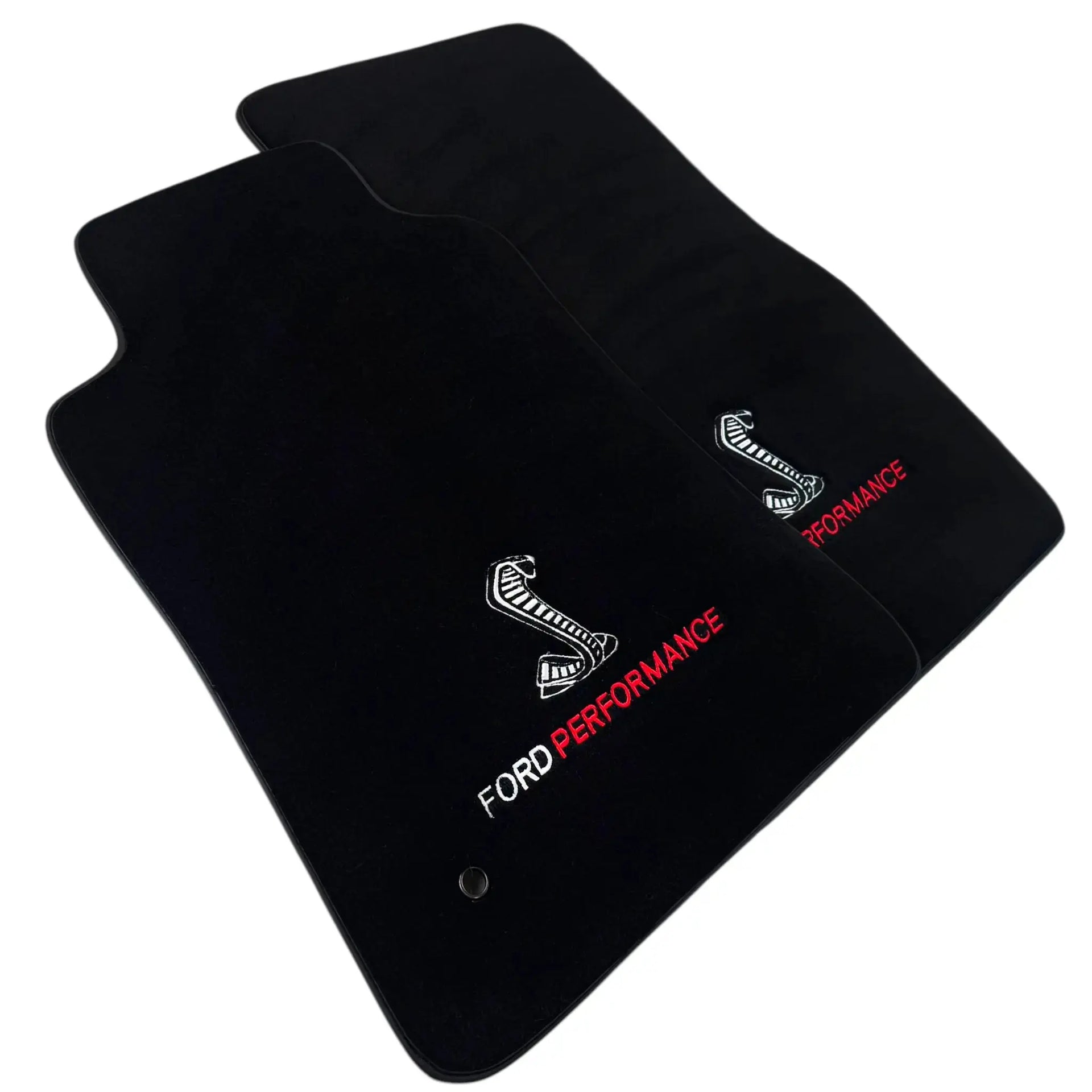 Customizable Black Floor Mats for Ford Mustang VI (2015-2023) Ford Performance