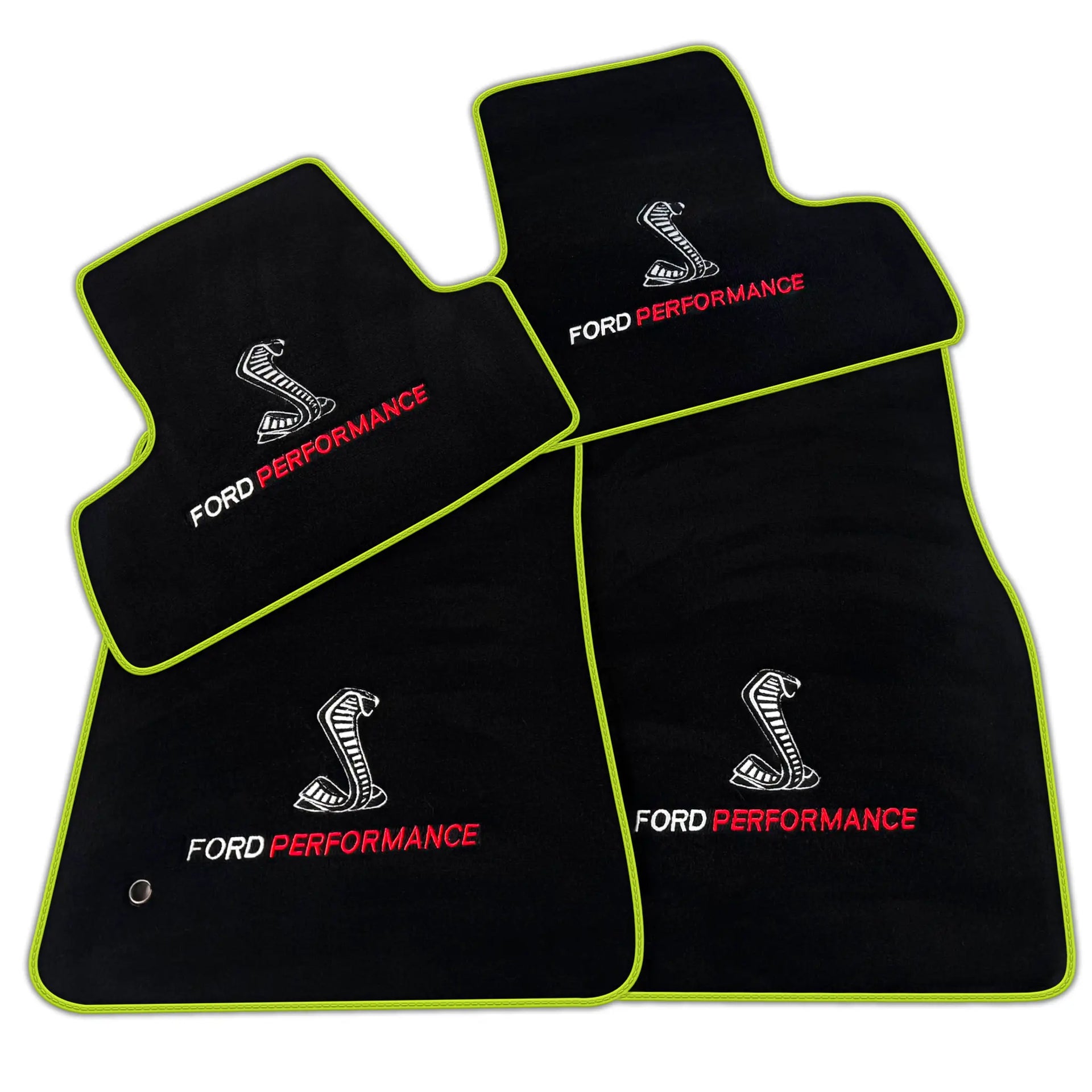Black Floor Mats for Ford Mustang V (2004-2010) Ford Performance