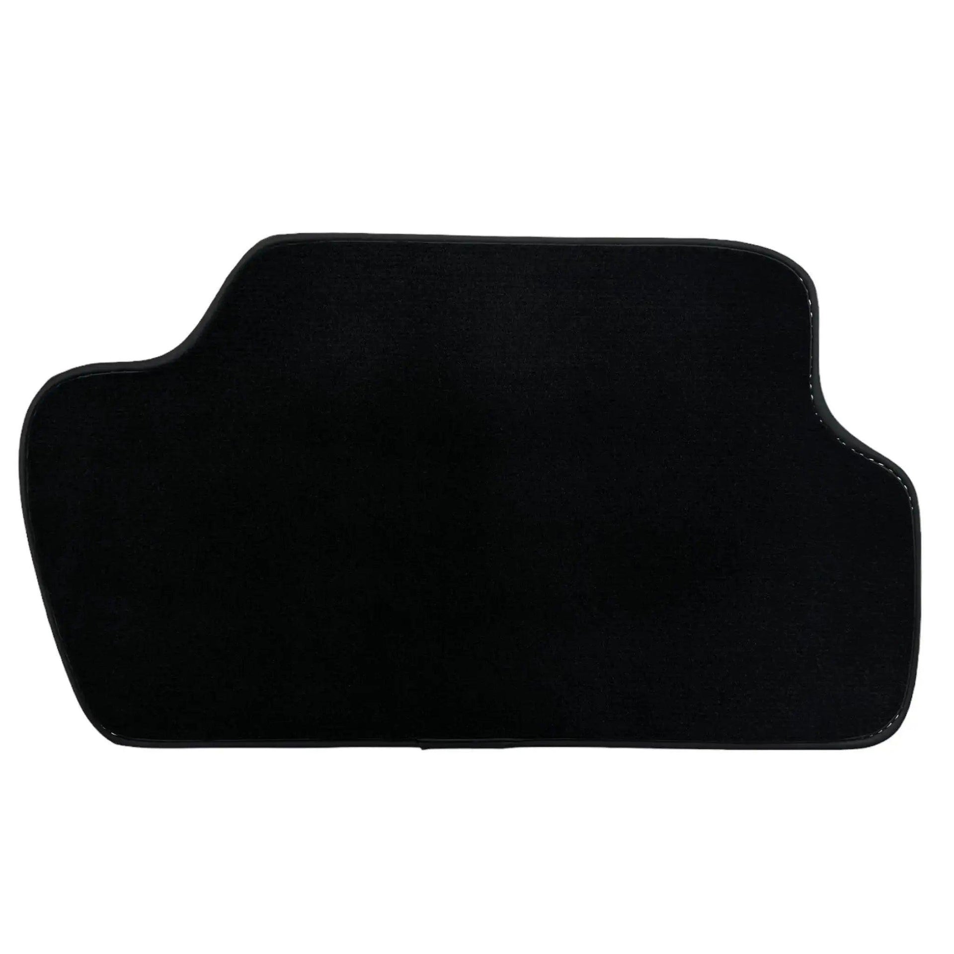 Black Floor Mats for Mini Clubman R55 (2007-2015) with Leather - AutoWin