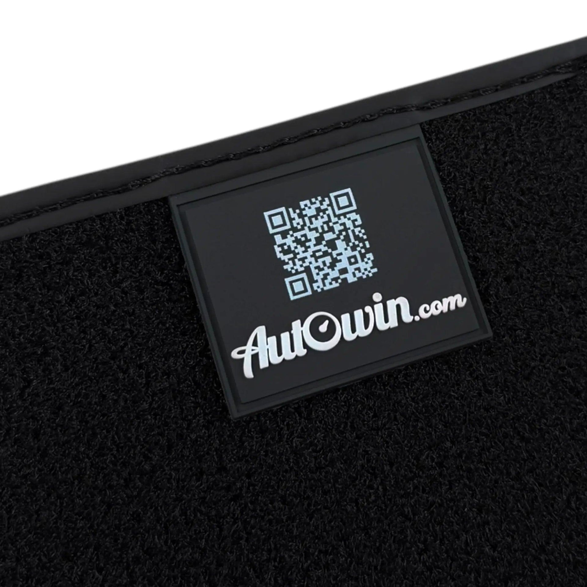 Black Floor Mats for Rolls Royce Ghost Series II (2021-2024) with Green Leather