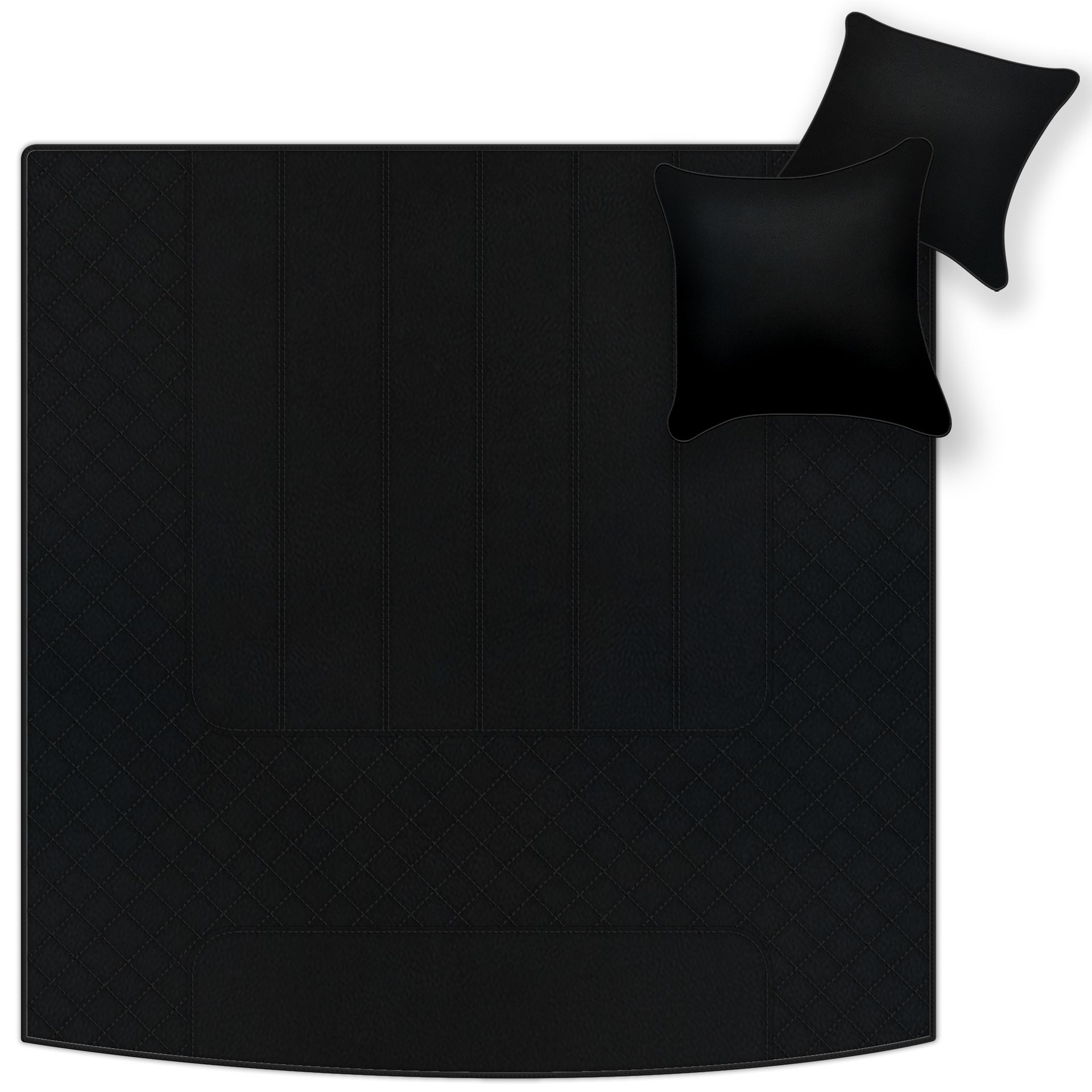 Black Leather Floor Mats for Bentley Continental GT (2011-2018)