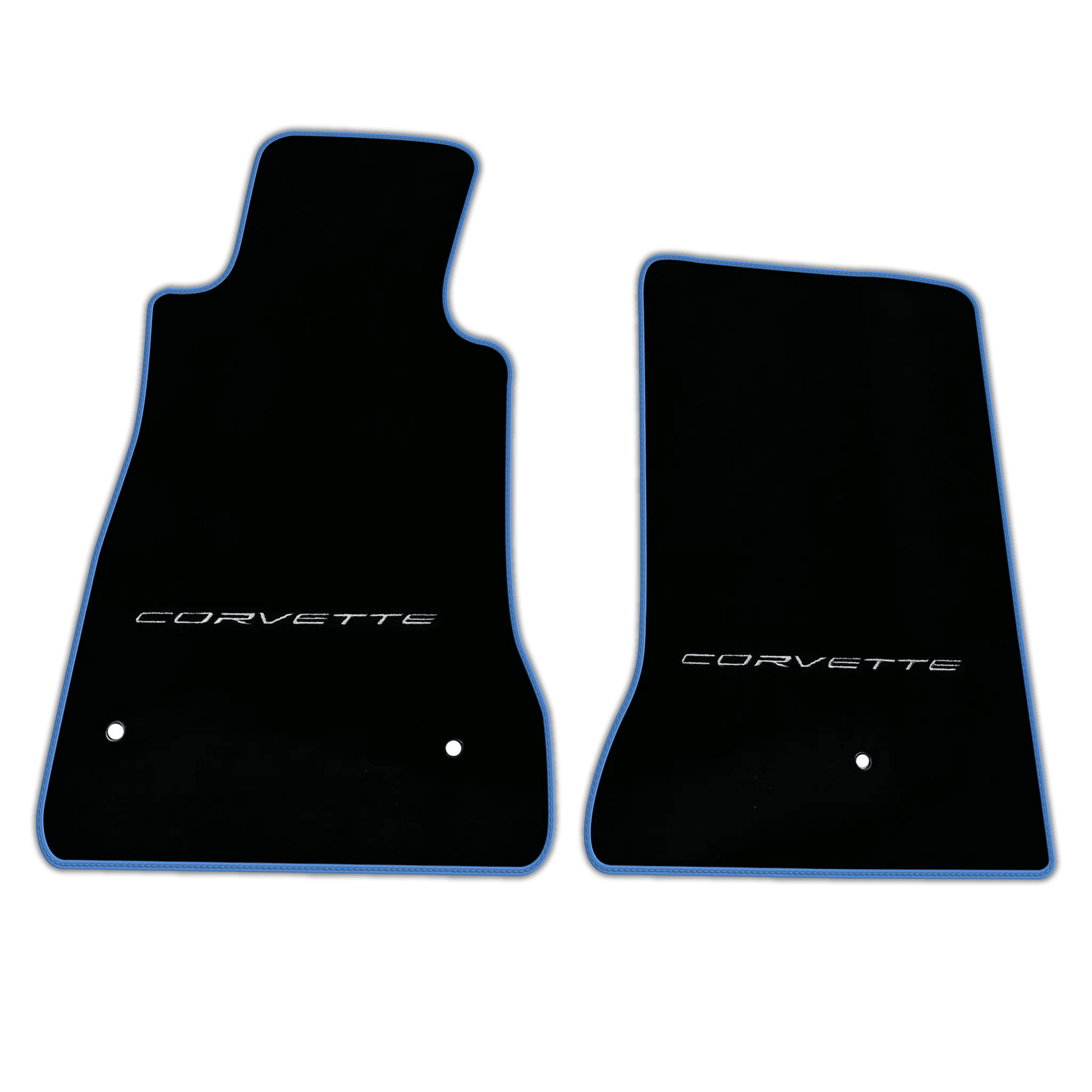 Black Floor Mats for Chevrolet Corvette C6 (2005-2013) | Various Trim Colors