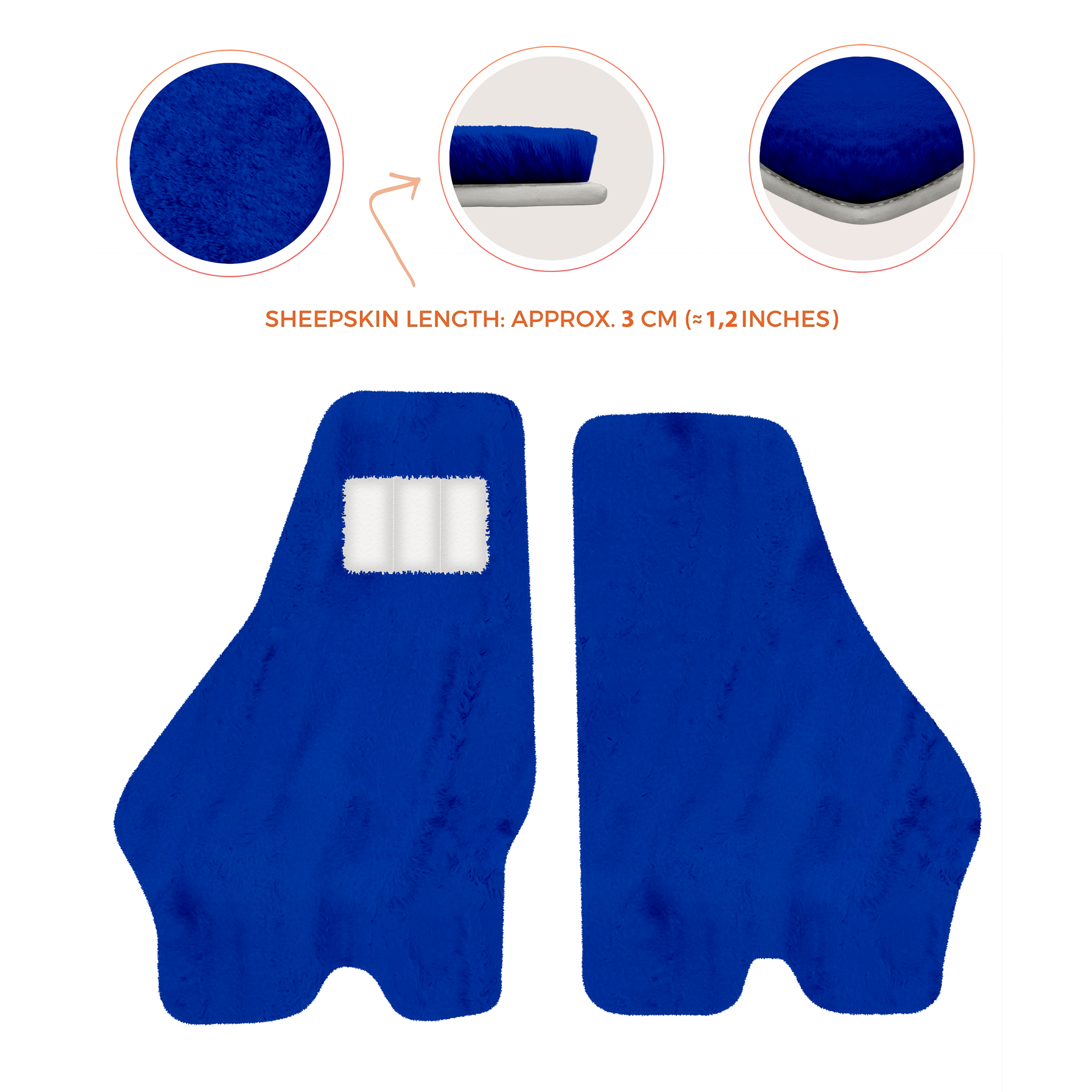 Luxury Sheepskin Floor Mats for Lamborghini Urus (2018-2026)