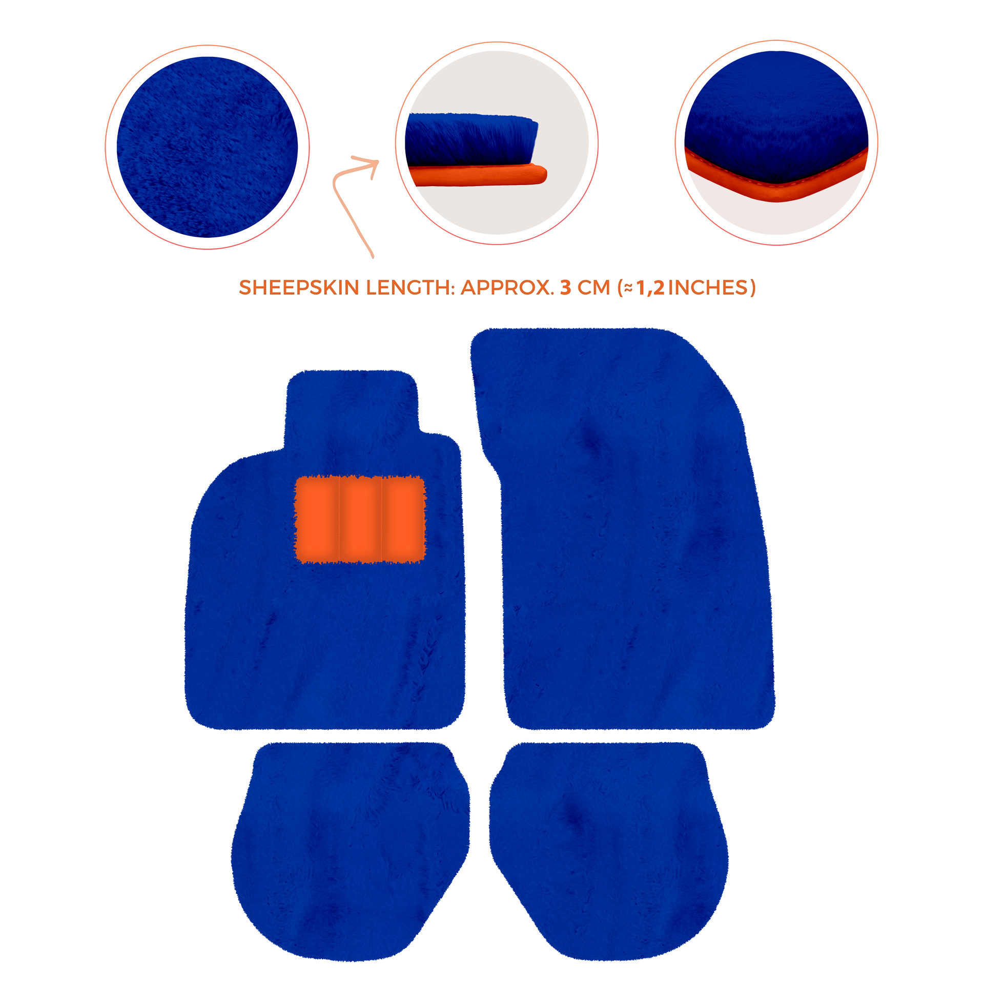 Customizable Leather Floor Mats with Divario Pattern for Porsche 911 - 993 (1994-1998) - AutoWin