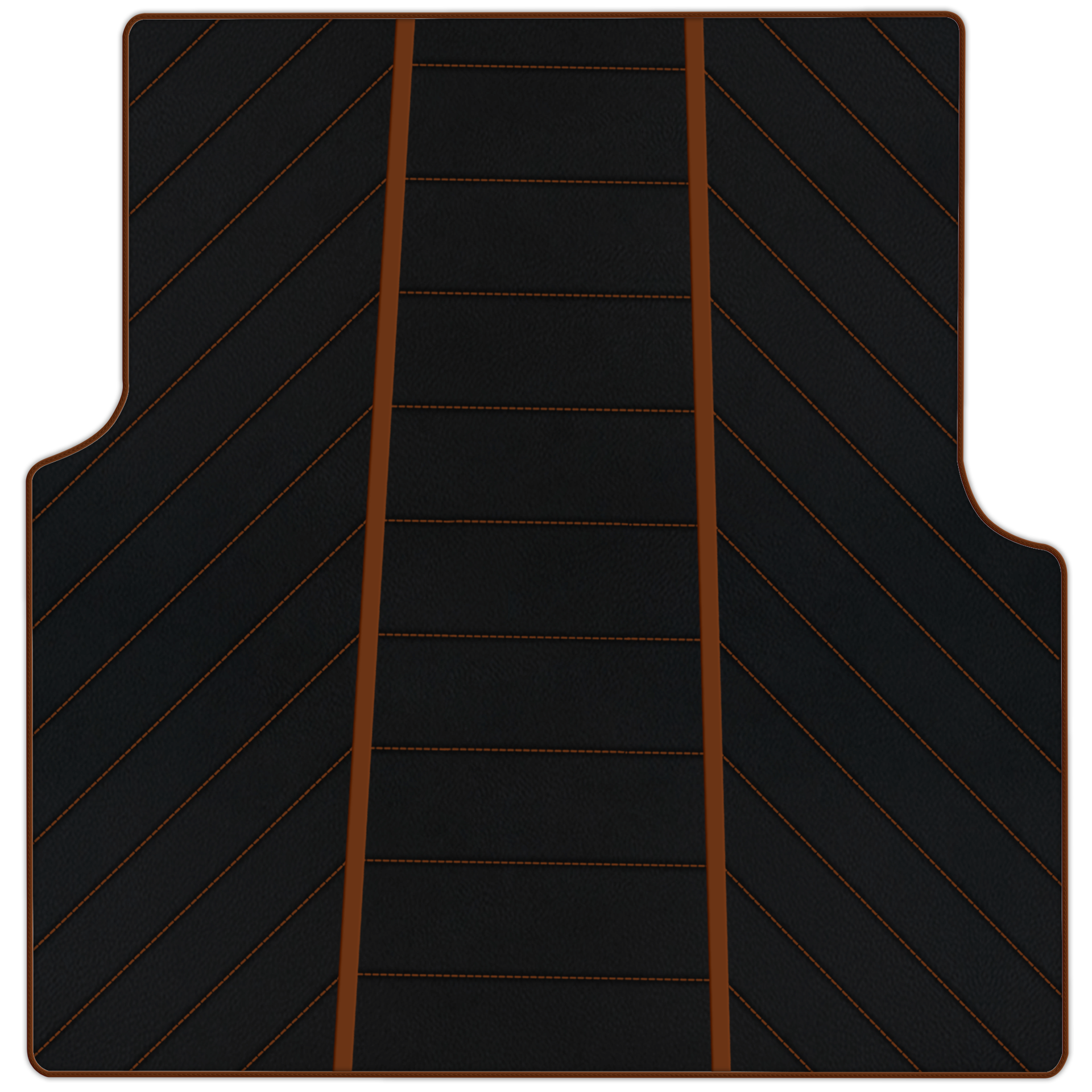 Luxury Black Leather Floor Mats for Rolls Royce Dawn 2016-2023