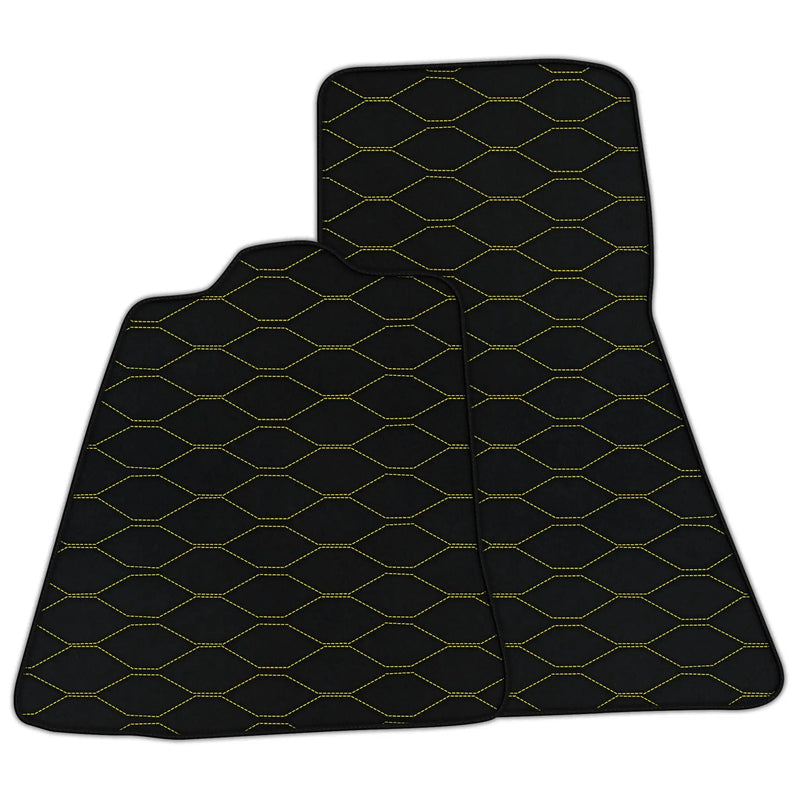 Customizable Leather Floor Mats with Viper Hex Pattern for McLaren 750S (2023-2025)