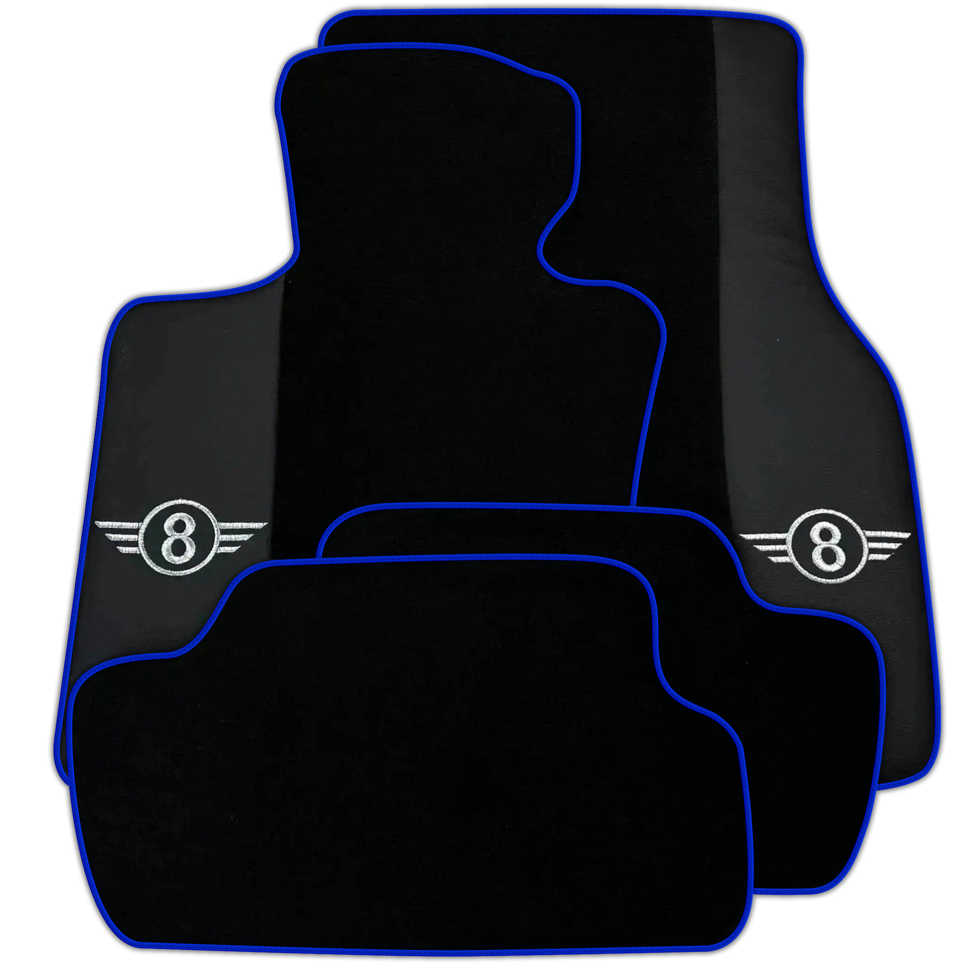 Black Floor Mats for Mini Cooper / One F55 5-Doors (2015-2023) Various Trim Colors