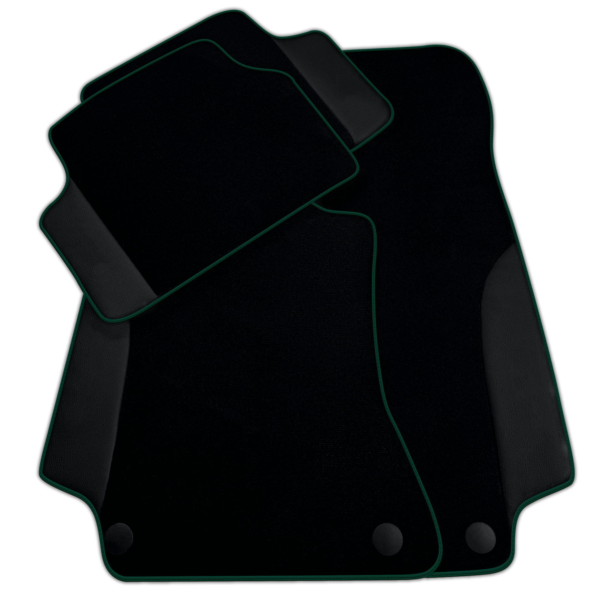 Customizable Black Floor Mats For Mercedes Benz C-Class C205 Coupe Facelift (2018-2023)