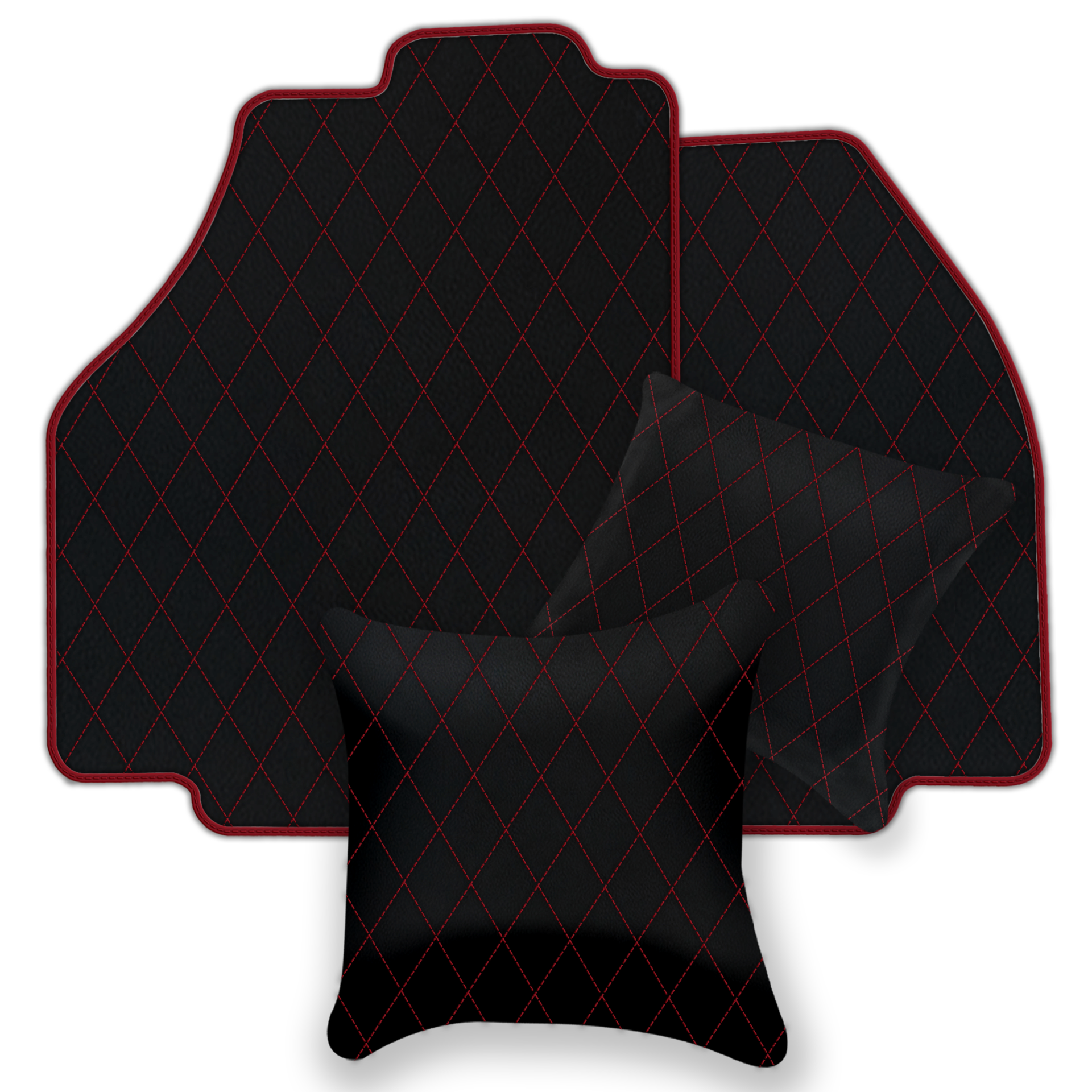 Premium Black Leather Floor Mats for Ferrari SF90 Stradale (2019-2024)