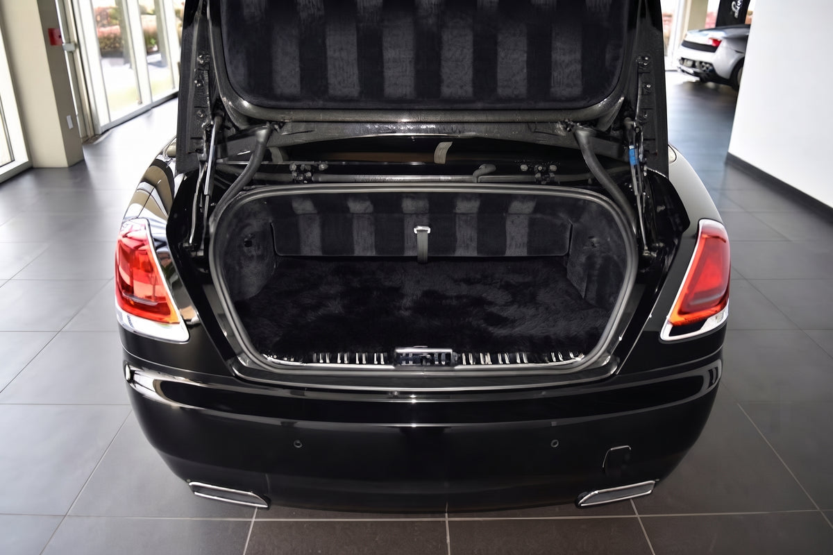 Dunkelblaue Schaffell-Fußmatten für Rolls-Royce Dawn (2016-2020)