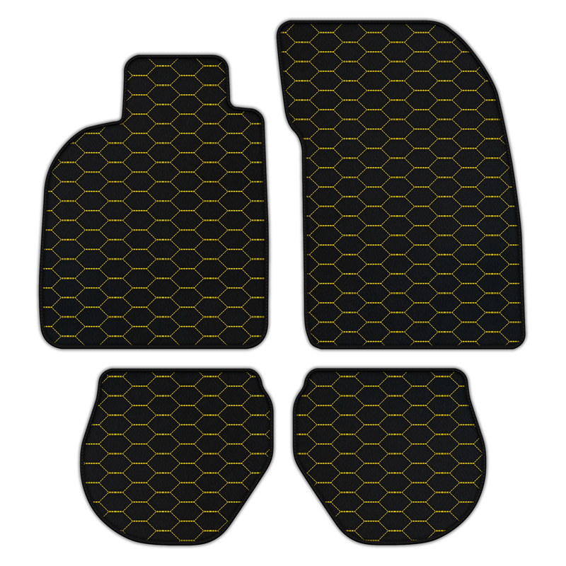 Customizable Leather Floor Mats with Divario Pattern for Porsche 911 - 993 (1994-1998)