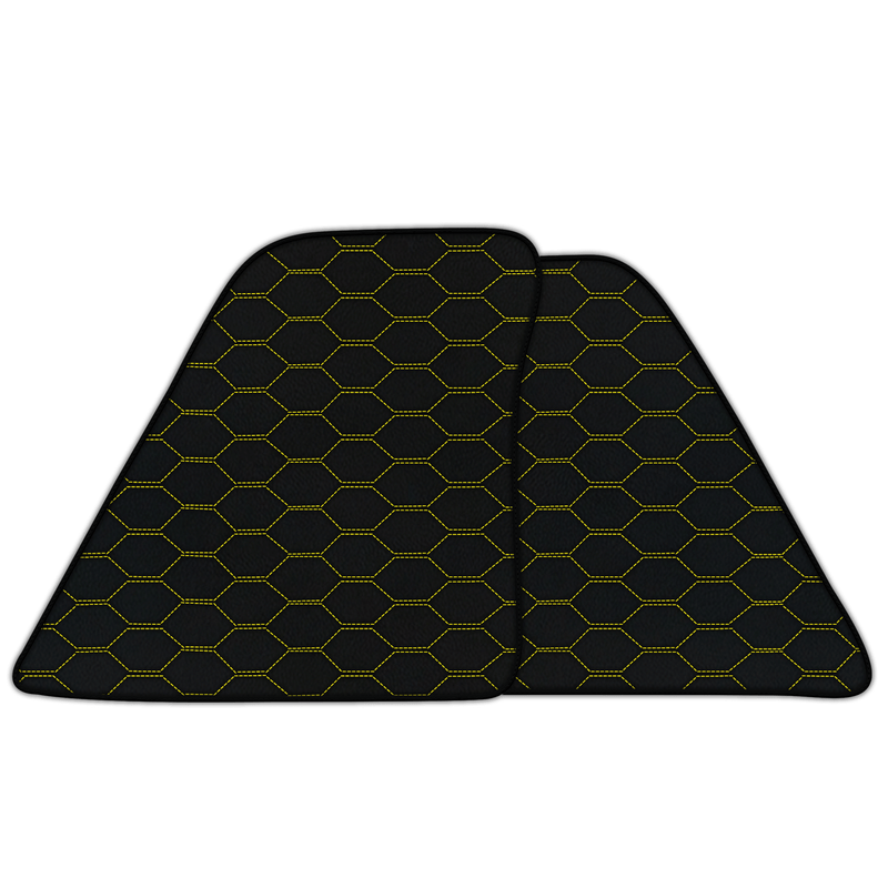 Customizable Leather Floor Mats with Divario Pattern for Ferrari 296 GTS (2022-2025)