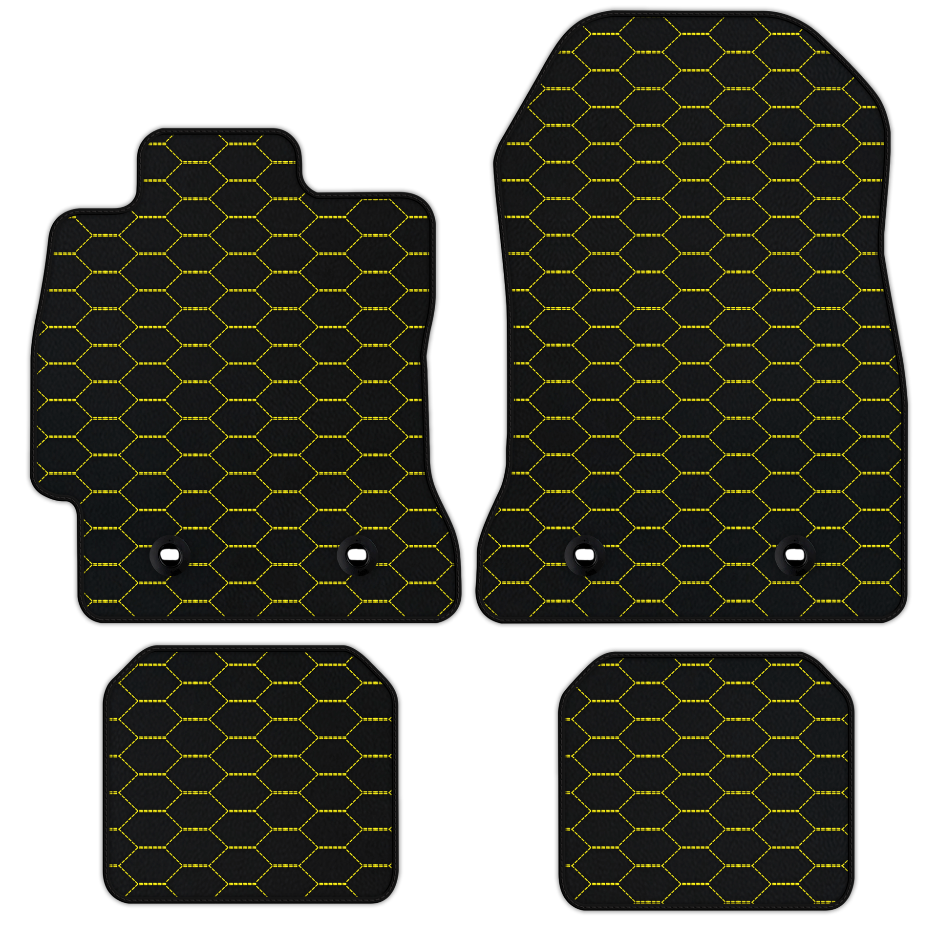 Premium Customizable Leather Floor Mats for Subaru BRZ (2012-2021)