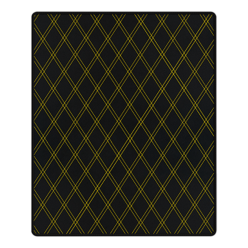 フェラーリ 296 GTB (2022-2025) 用ダブルダイヤモンドパターンのカスタマイズ可能なレザートランクフロアマット