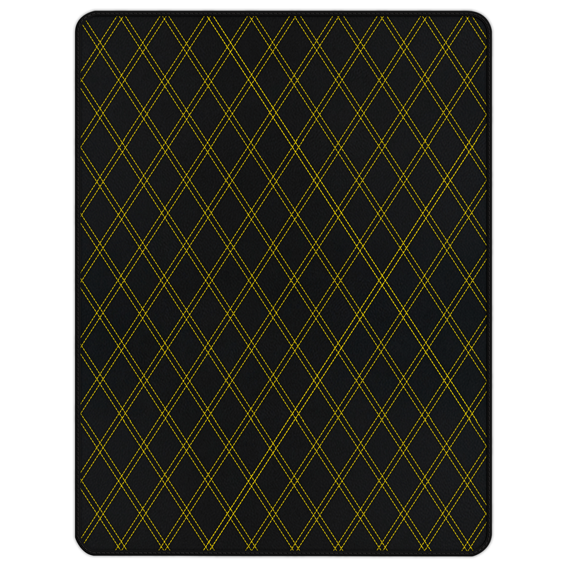 フェラーリ488ピスタスパイダー(2019-2021)用ダブルダイヤモンドパターンのカスタマイズ可能なレザートランクフロアマット