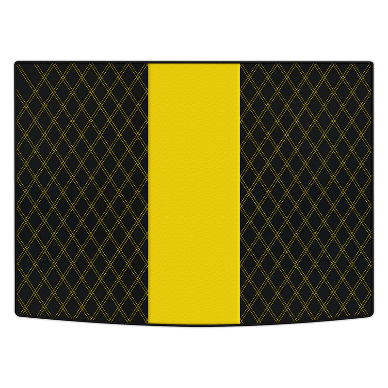 メルセデス・ベンツBクラス W246 (2011-2019)用 ダブルダイヤモンドパターン カスタマイズ可能 レザー トランク フロアマット