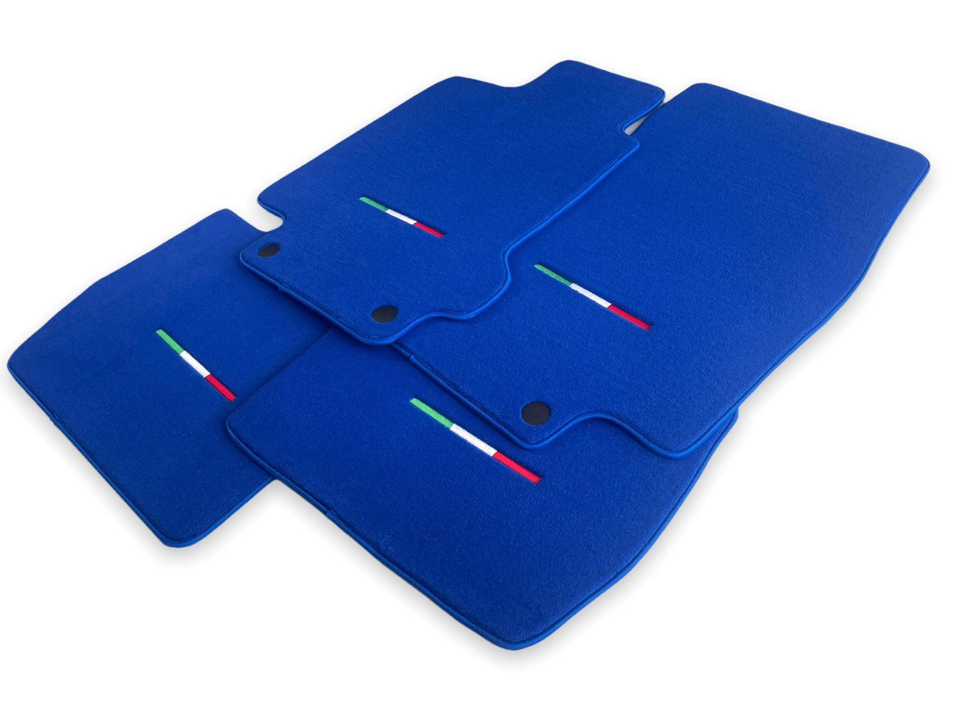 Floor Mats For Maserati GranTurismo MC Stradale (2011-2015) Blue IT Edition - AutoWin