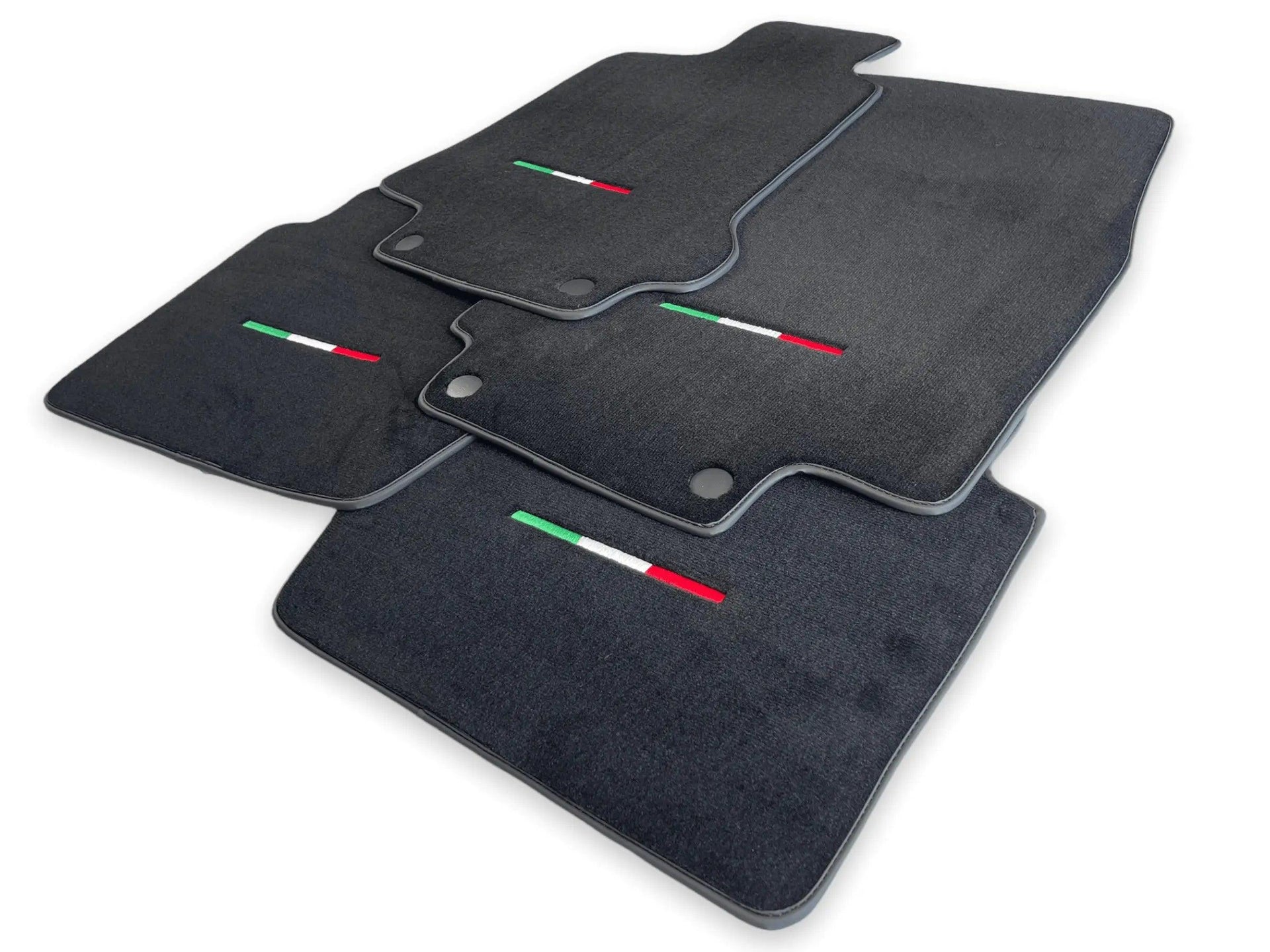Floor Mats For Maserati GranTurismo S (2008-2012) Black IT Edition - AutoWin
