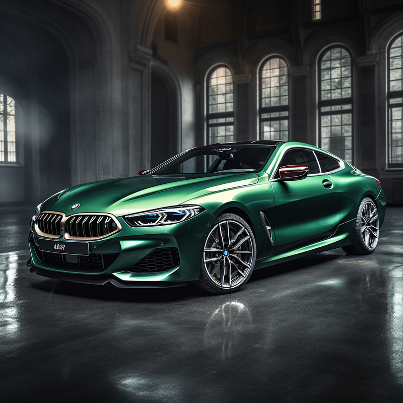 BMW 8 シリーズ用のプレミアム フロア マットG15 2ドア クーペ (2018-2024)
