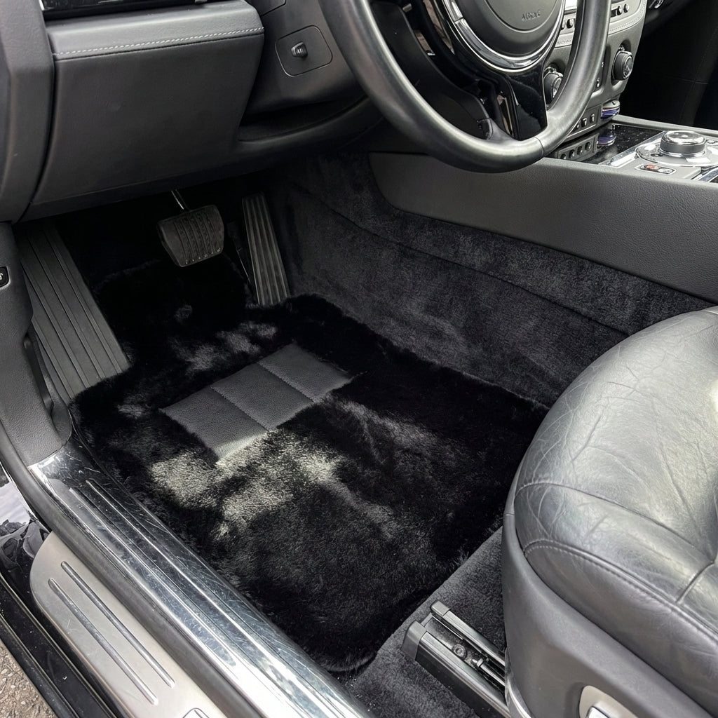 Floor Mats For Rolls Royce Ghost Series I (2010–2020) Beige ER56 Design - ER56 Design