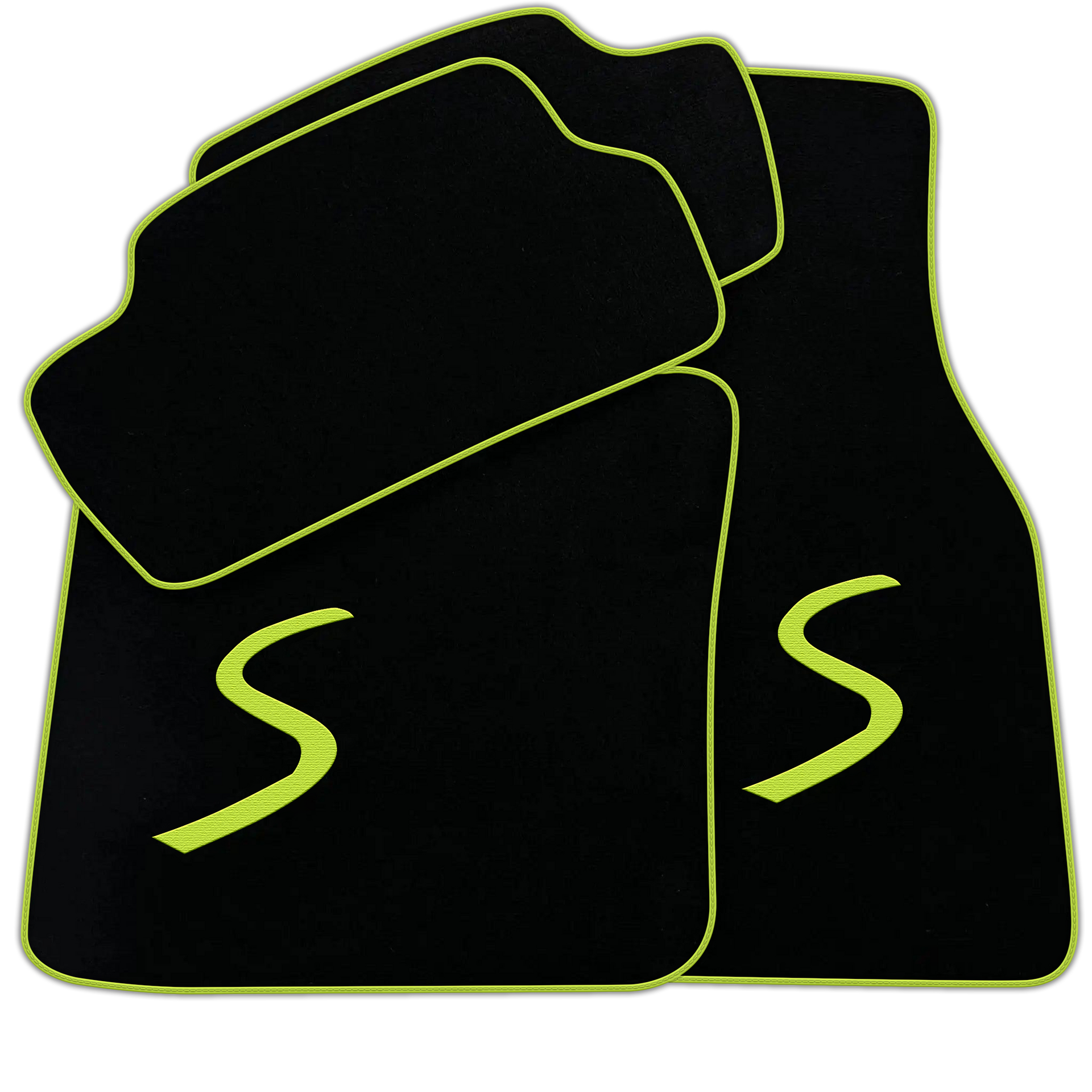 Black Floor Mats for Mini Cooper / One Electric (2020-2023)