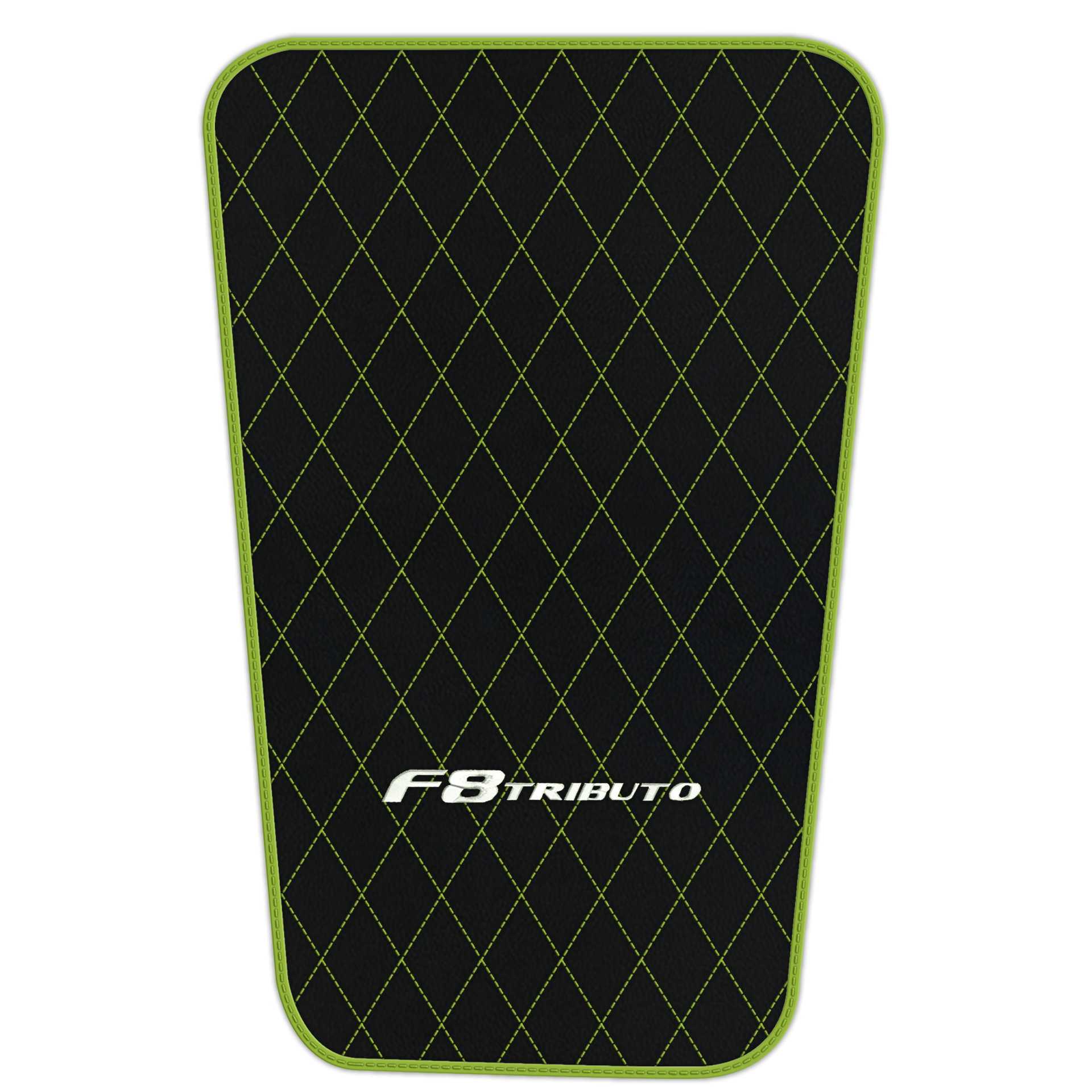 Premium Black Leather Floor Mats for Ferrari F8 Spider (2019-2023)