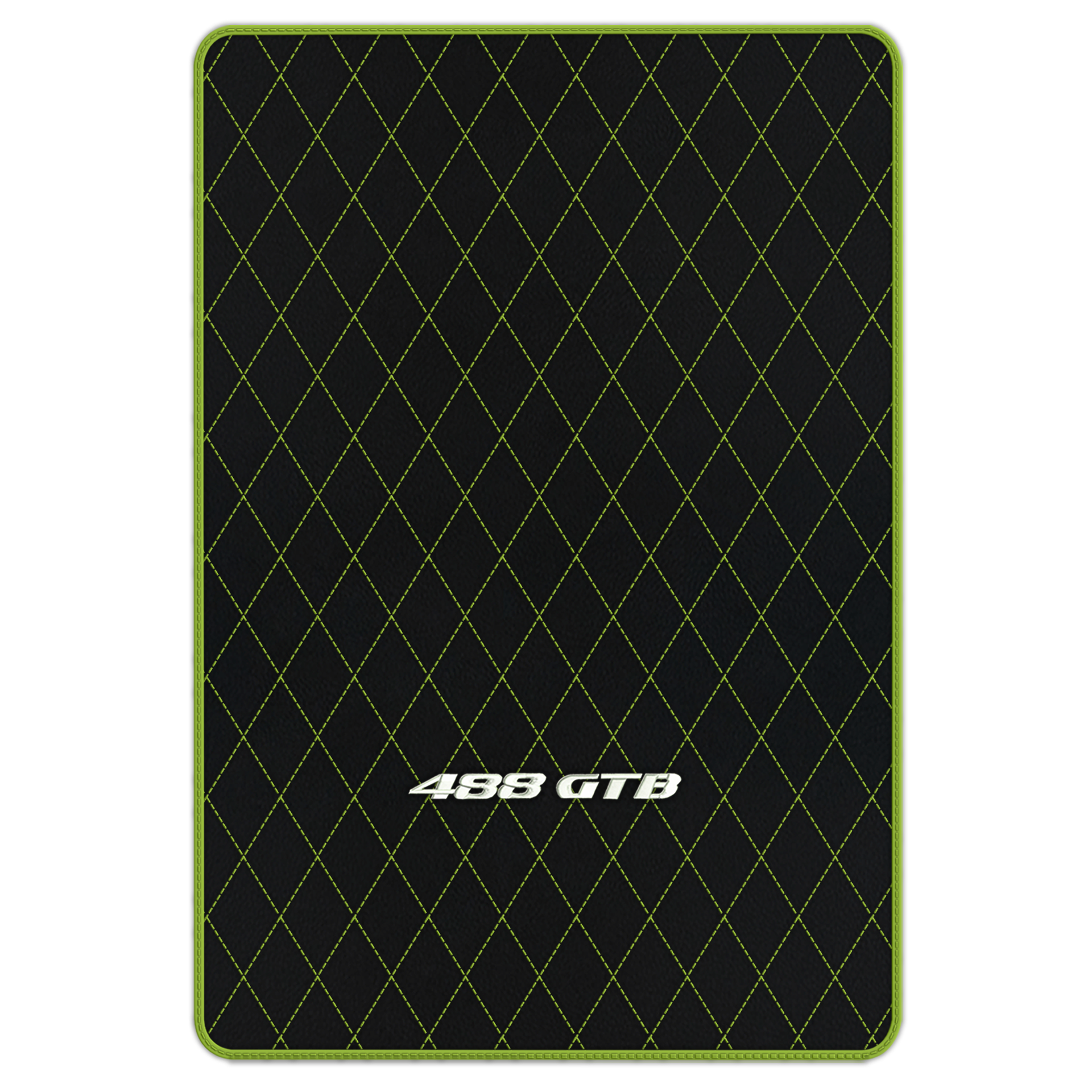 Premium Black Leather Floor Mats for Ferrari 458 Italia (2009-2015)