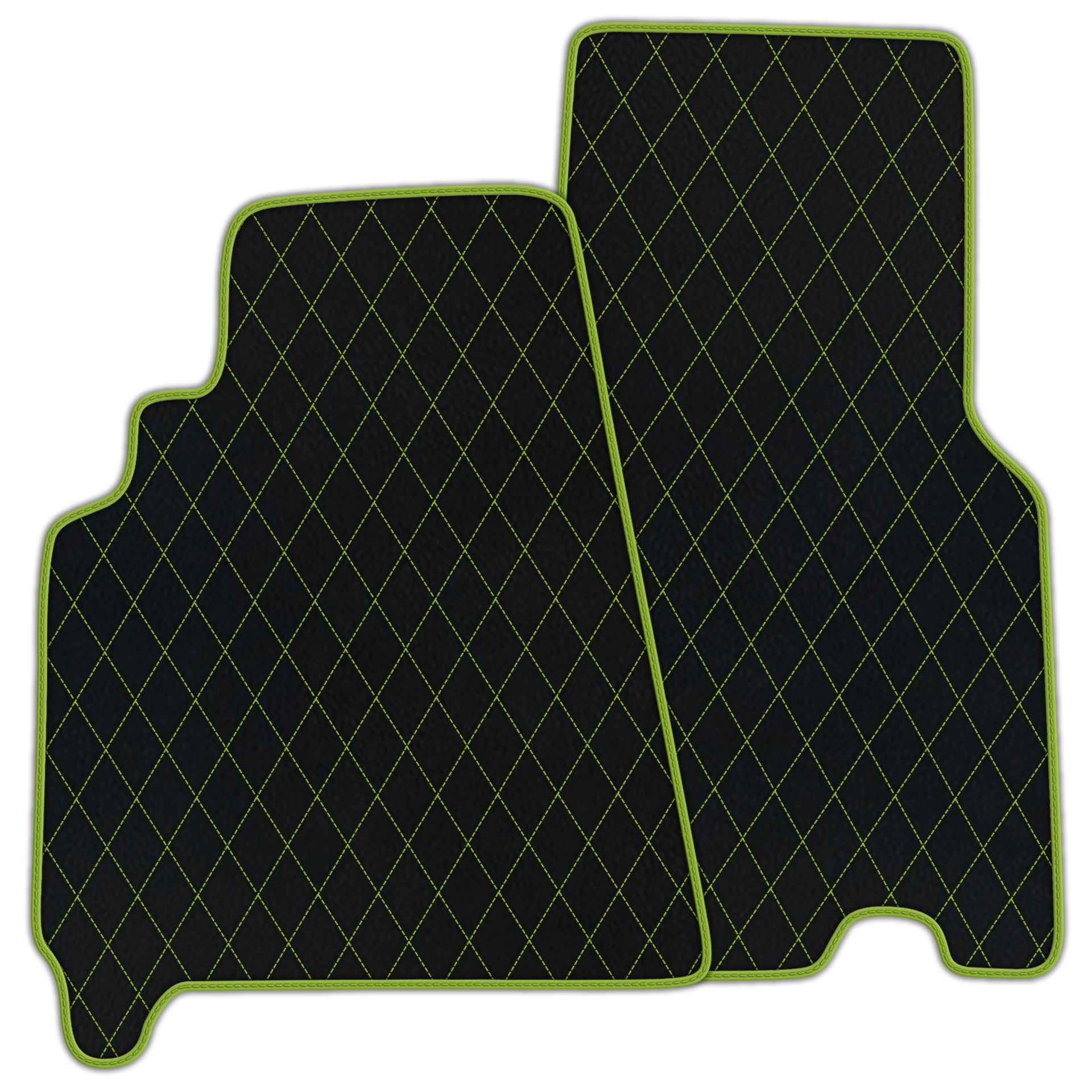 フェラーリ 550 マラネロ (1996-2002) 用カスタマイズ可能なレザーフロアマット A1 エディション - AutoWin