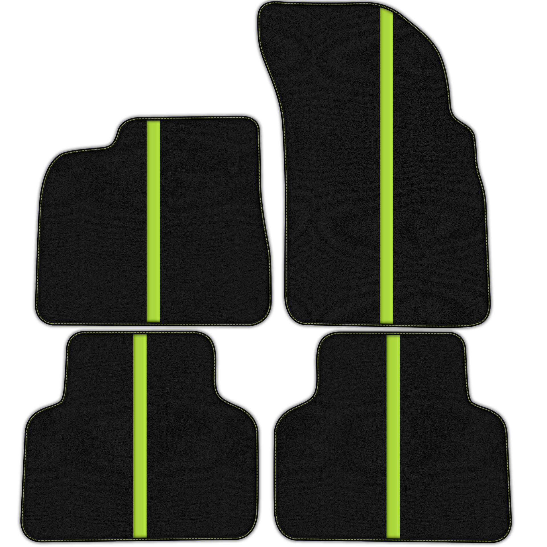 Luxury Black Floor Mats for Lamborghini Murcielago (2001-2010)