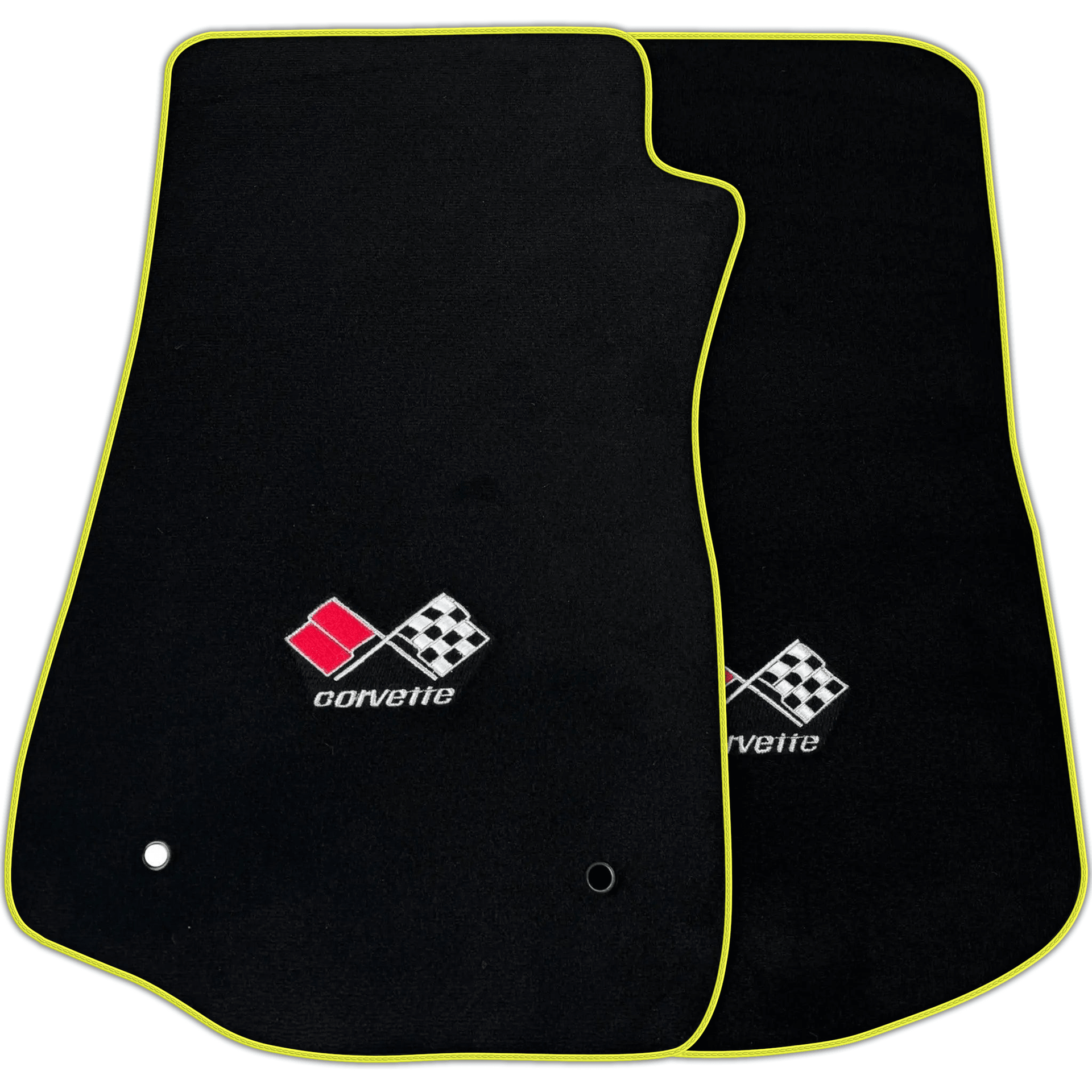 Black Floor Mats for Chevrolet Corvette C3 (1968-1982) | Various Trim Colors