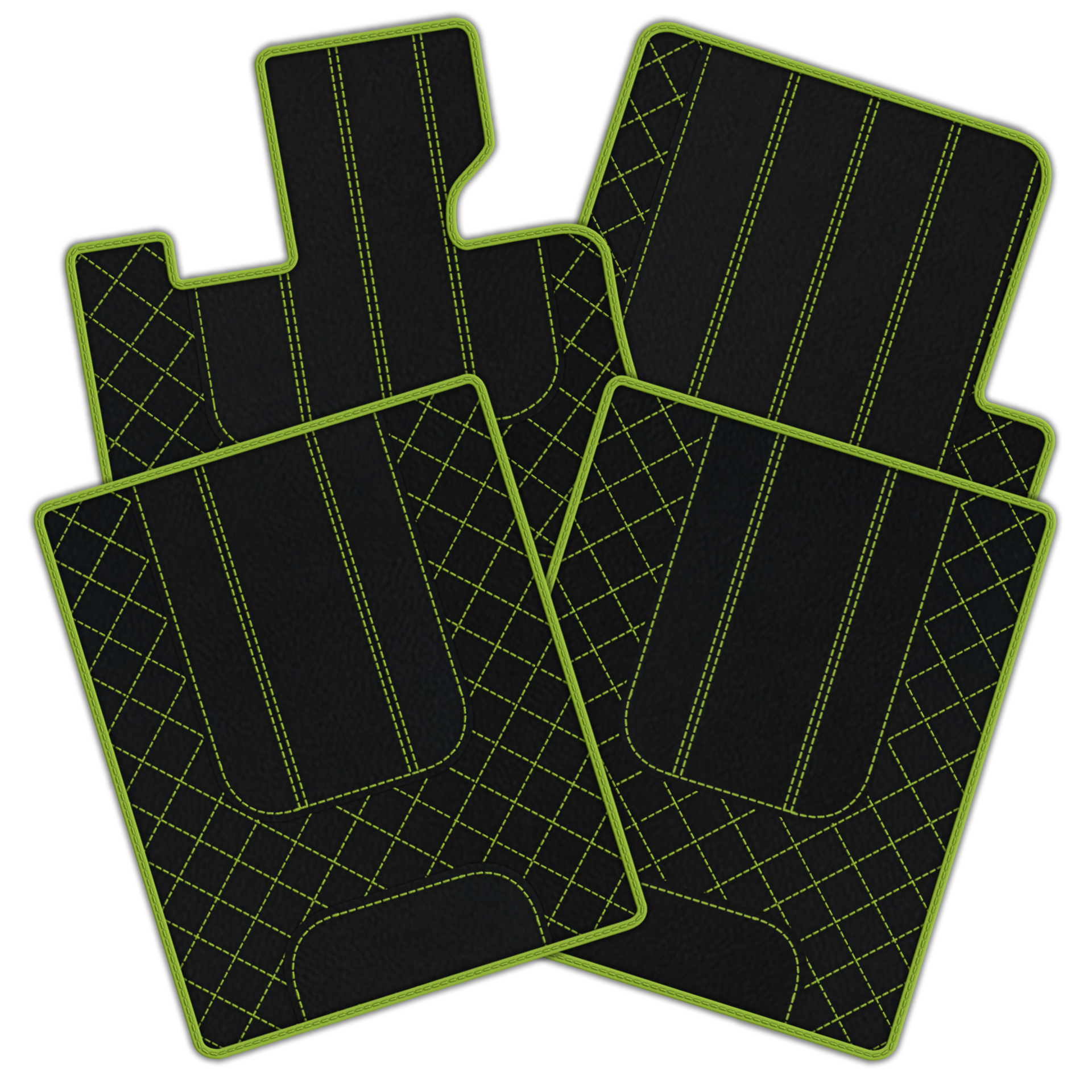 Customizable Leather Floor Mats with AW1 Pattern for Bentley Red Label RL (1998-2009) - AutoWin